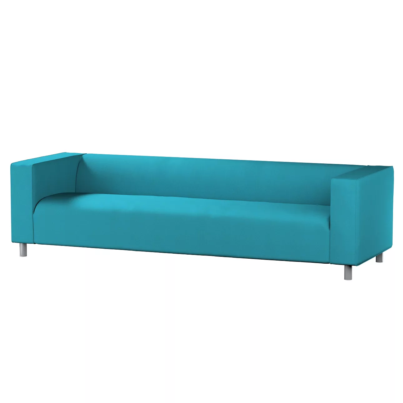 Bezug für Klippan 4-Sitzer Sofa, türkis, Bezug für Klippan 4-Sitzer, Etna ( günstig online kaufen