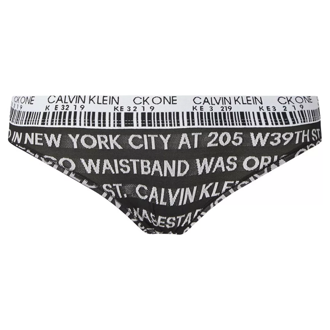 Calvin Klein Underwear Polyester Elastane Bikinihose XS Jacquard Logo / Bla günstig online kaufen
