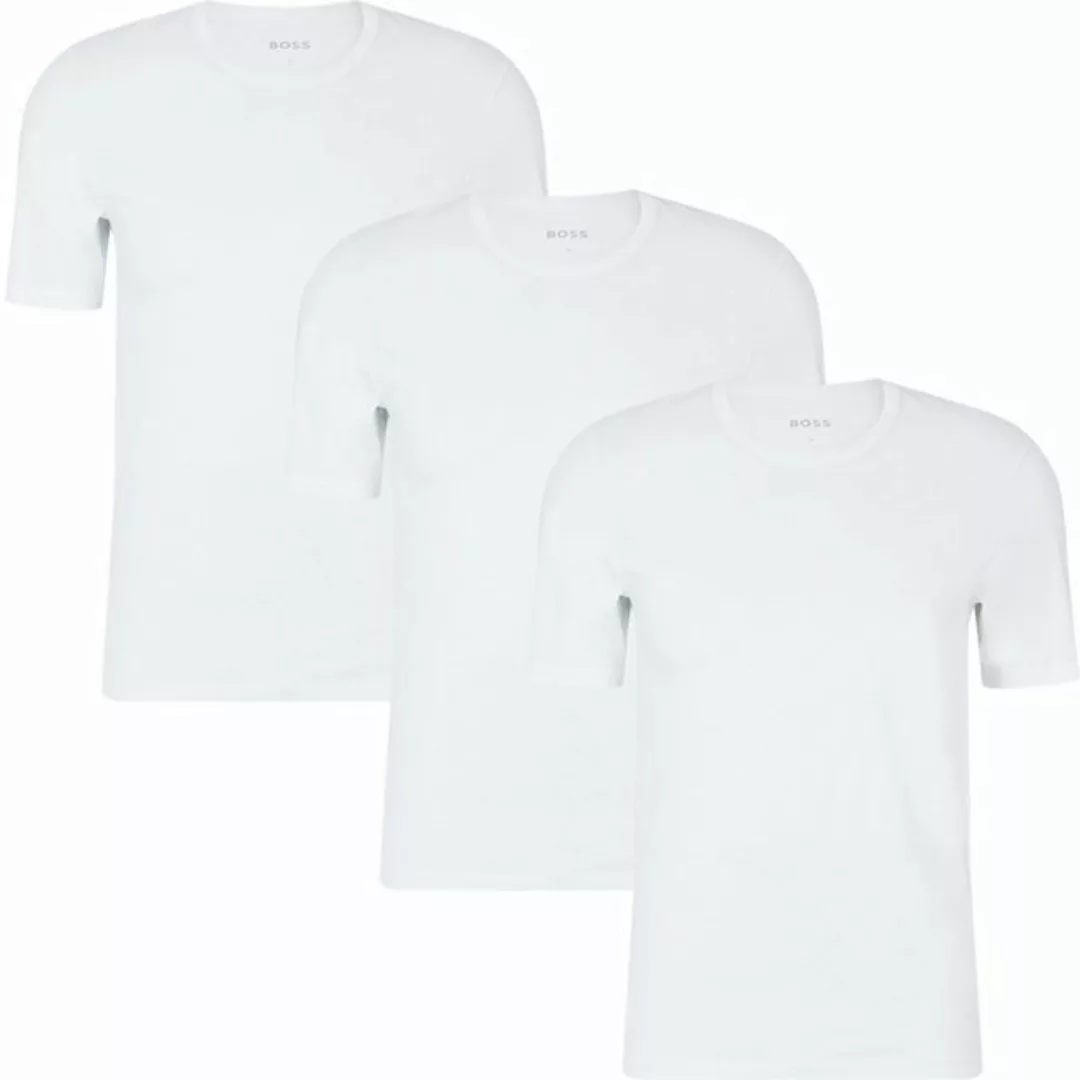 BOSS T-Shirt T-Shirt Rundhals (3er-Pack) mit dezentem BOSS Logo-Print günstig online kaufen