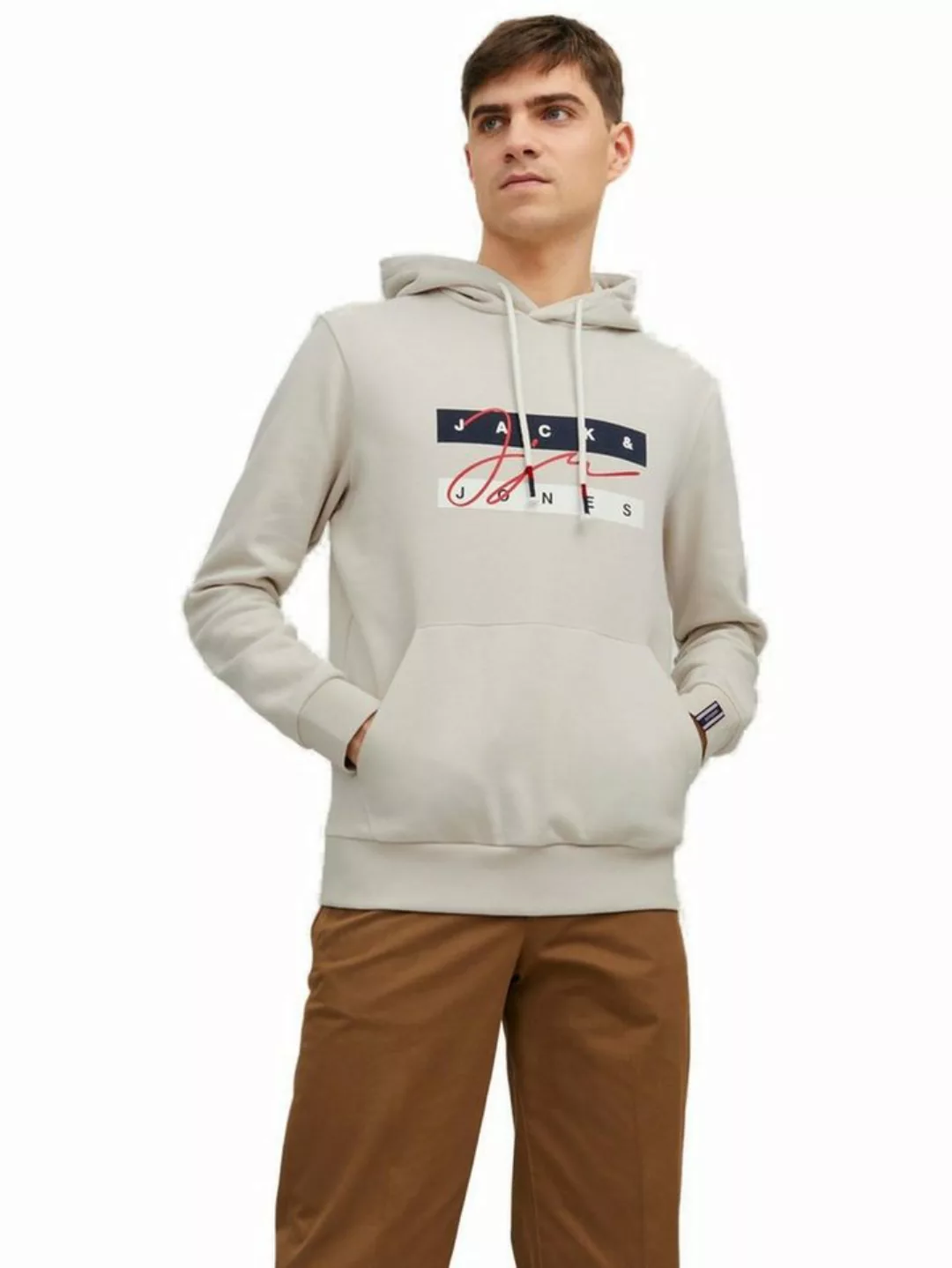 Jack & Jones Herren Hoodie Kapuzenpullover JORJOSH - Regular Fit günstig online kaufen