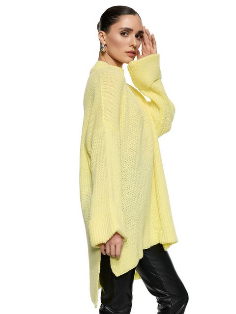 Worldclassca Longpullover WORLDCLASSCA Damen Oversize Strickpulllover Lang günstig online kaufen