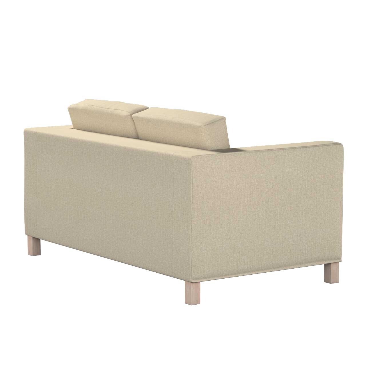 Bezug für Karlanda 2-Sitzer Sofa nicht ausklappbar, kurz, beige- grau, 60cm günstig online kaufen