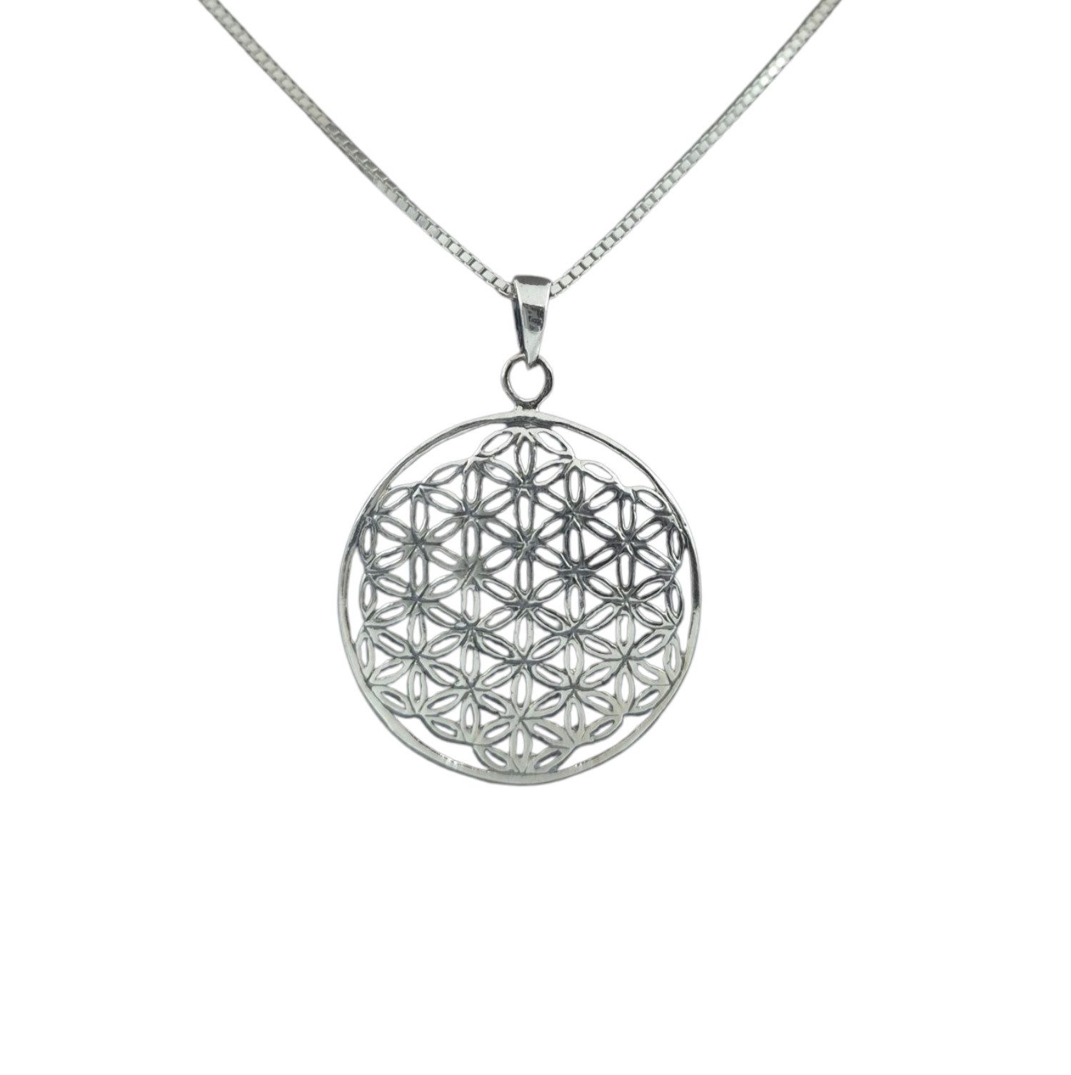 NAHLE Kette mit Anhänger Silberkette Lebensblume günstig online kaufen
