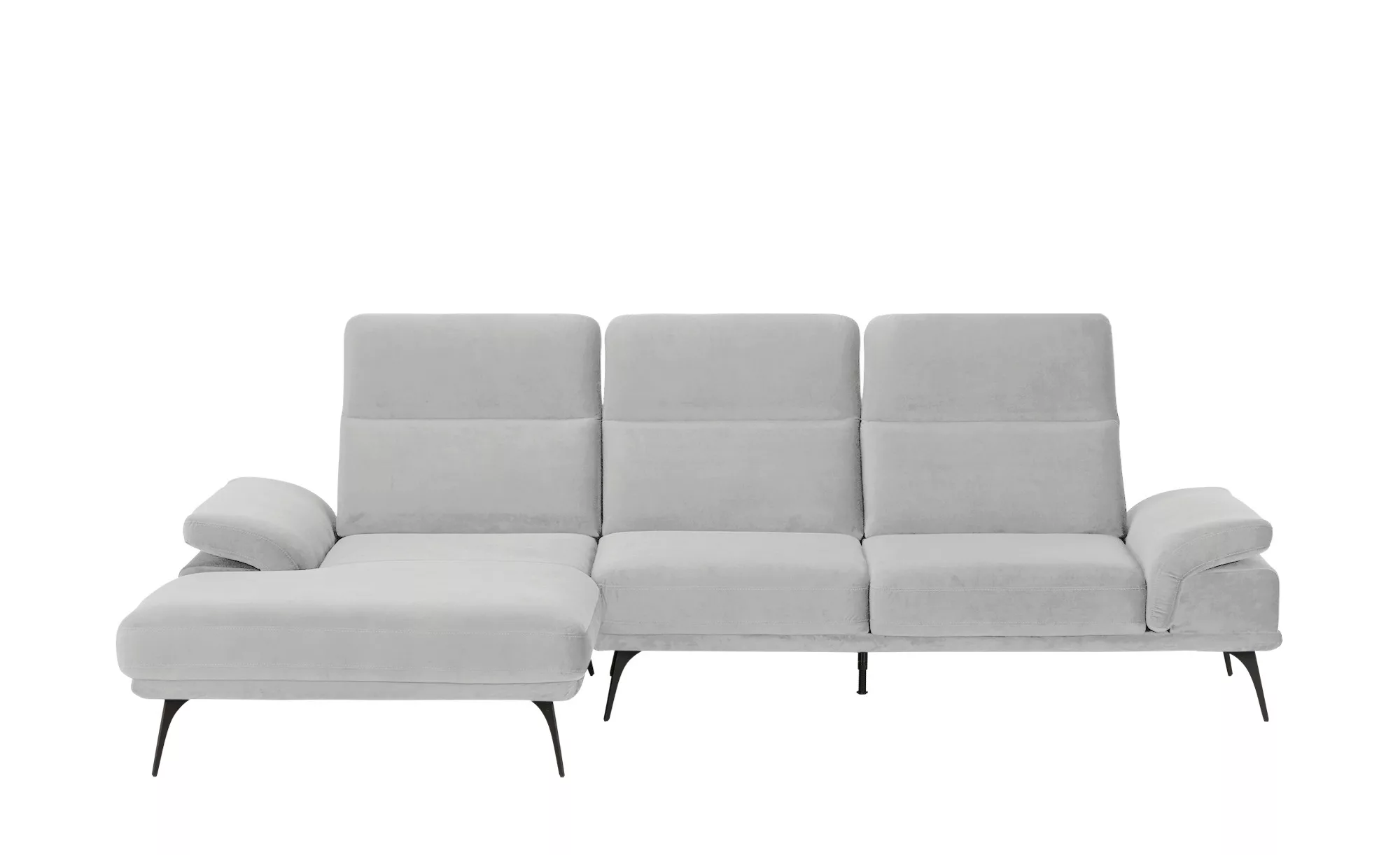 switch Ecksofa  Monte Carlo - grau - 103 cm - Polstermöbel > Sofas > Ecksof günstig online kaufen