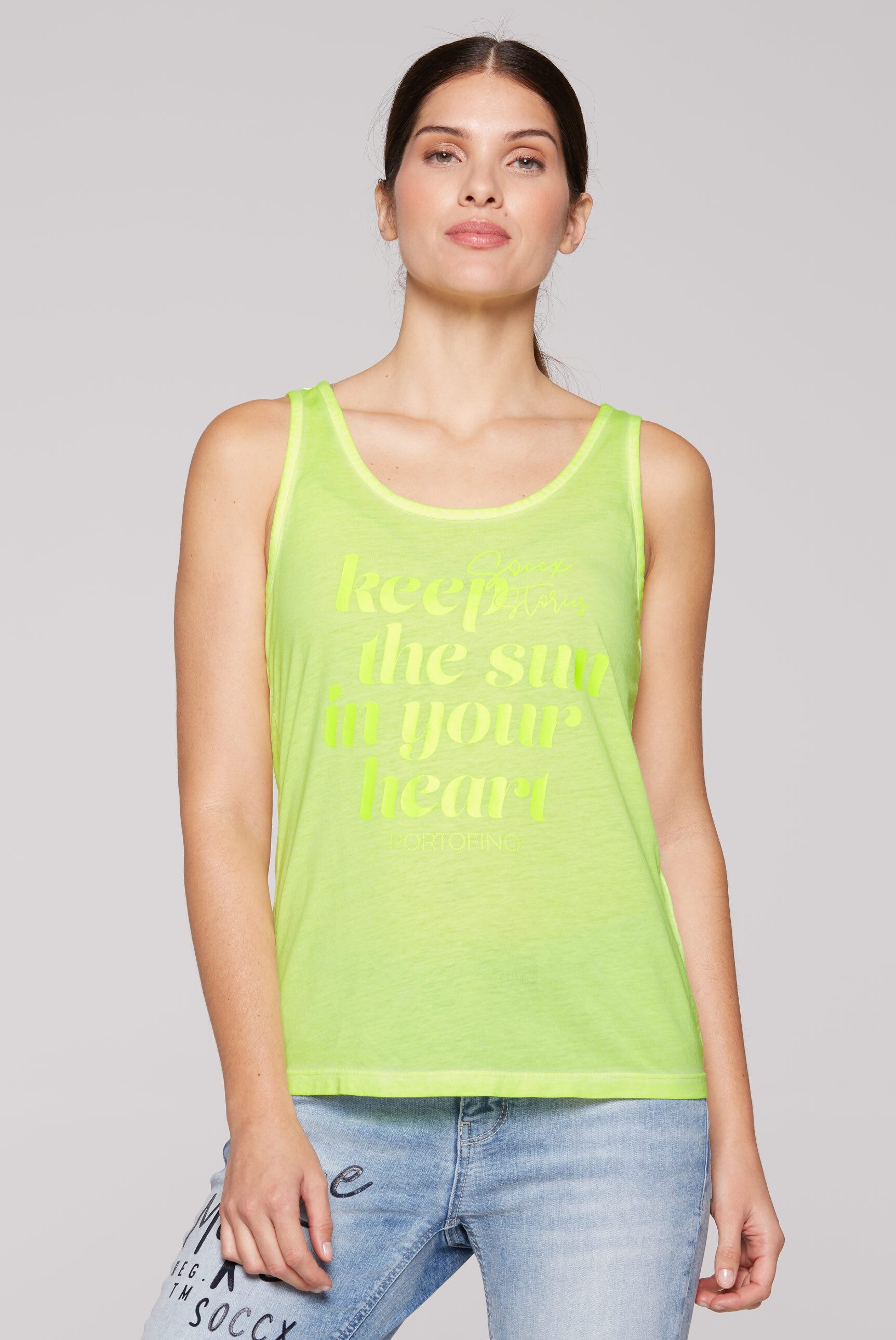 SOCCX Tanktop, aus Baumwolle günstig online kaufen