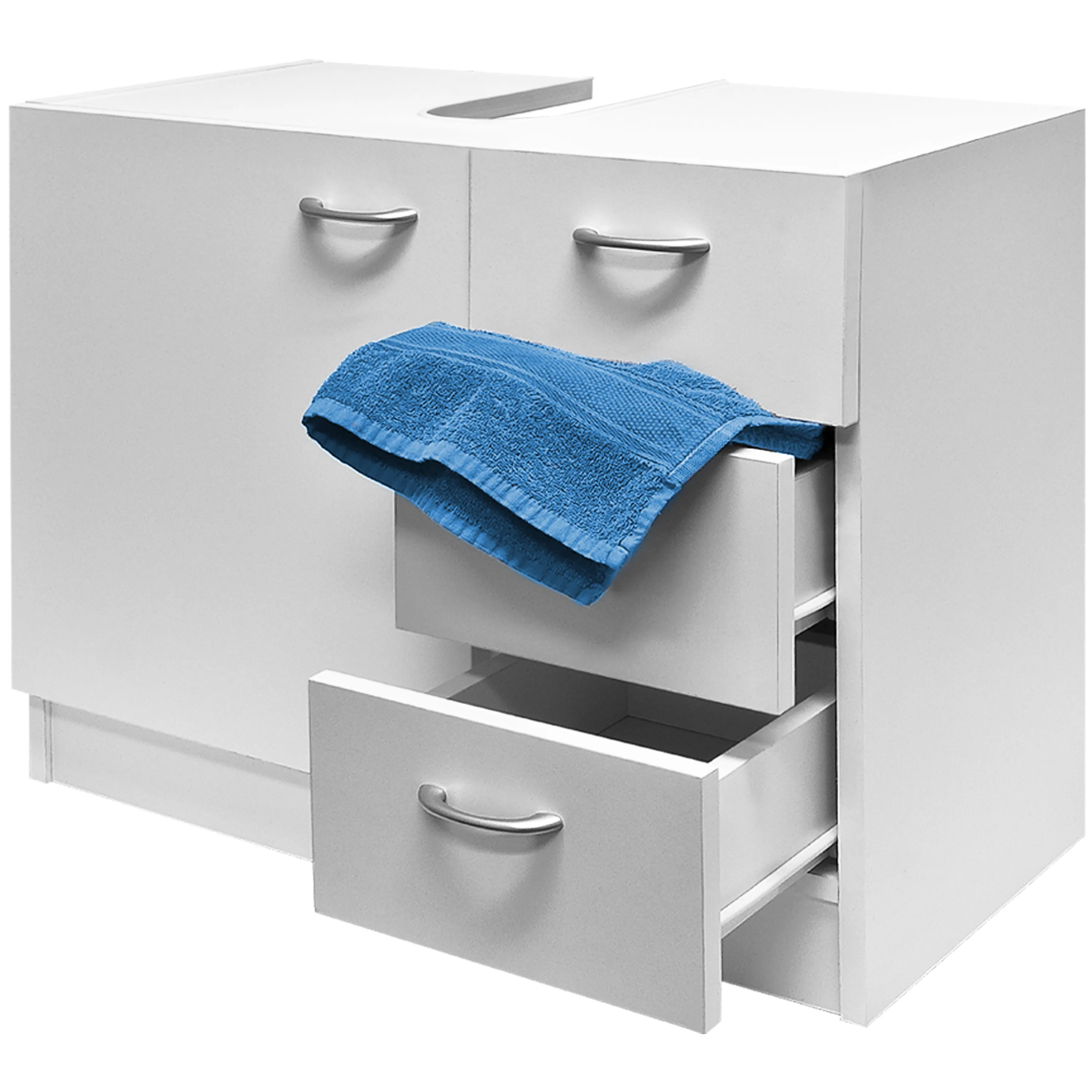 Casaria Waschbeckenunterschrank Neapel mit Schubladen 63cm günstig online kaufen