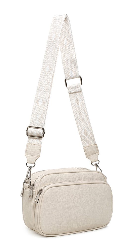 ITALYSHOP24 Schultertasche Damen Umhängetasche Brusttasche Shopper günstig online kaufen