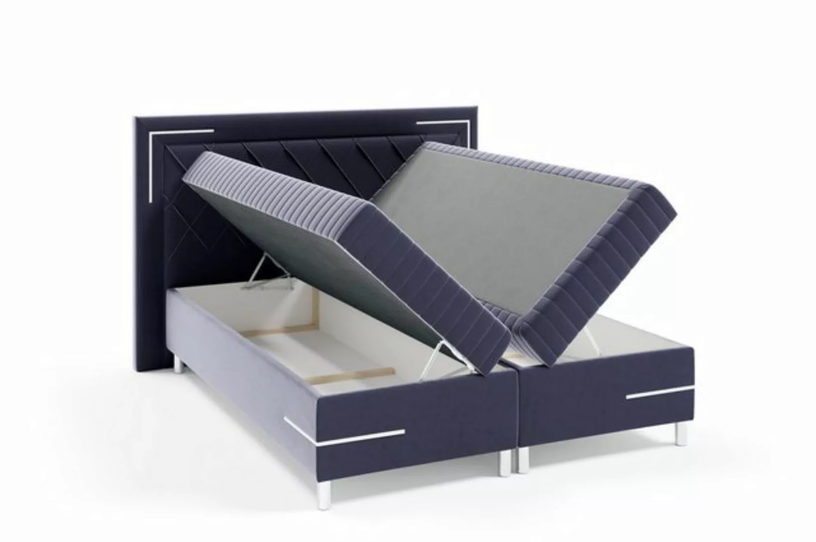 yourhouse24 Boxspringbett Tango 4 mit 2 Bettkästen, Doppelbett mit Bonell-M günstig online kaufen