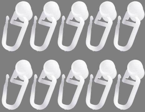 Good Life Gardinenröllchen »Uniti«, (Packung, 100 St.), für U-Schienen günstig online kaufen