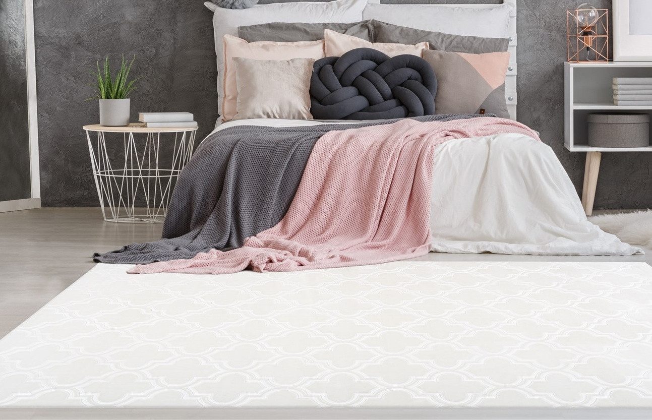 my home Teppich »Triana«, rechteckig, 7 mm Höhe, 3D-Design, geometrisches & günstig online kaufen