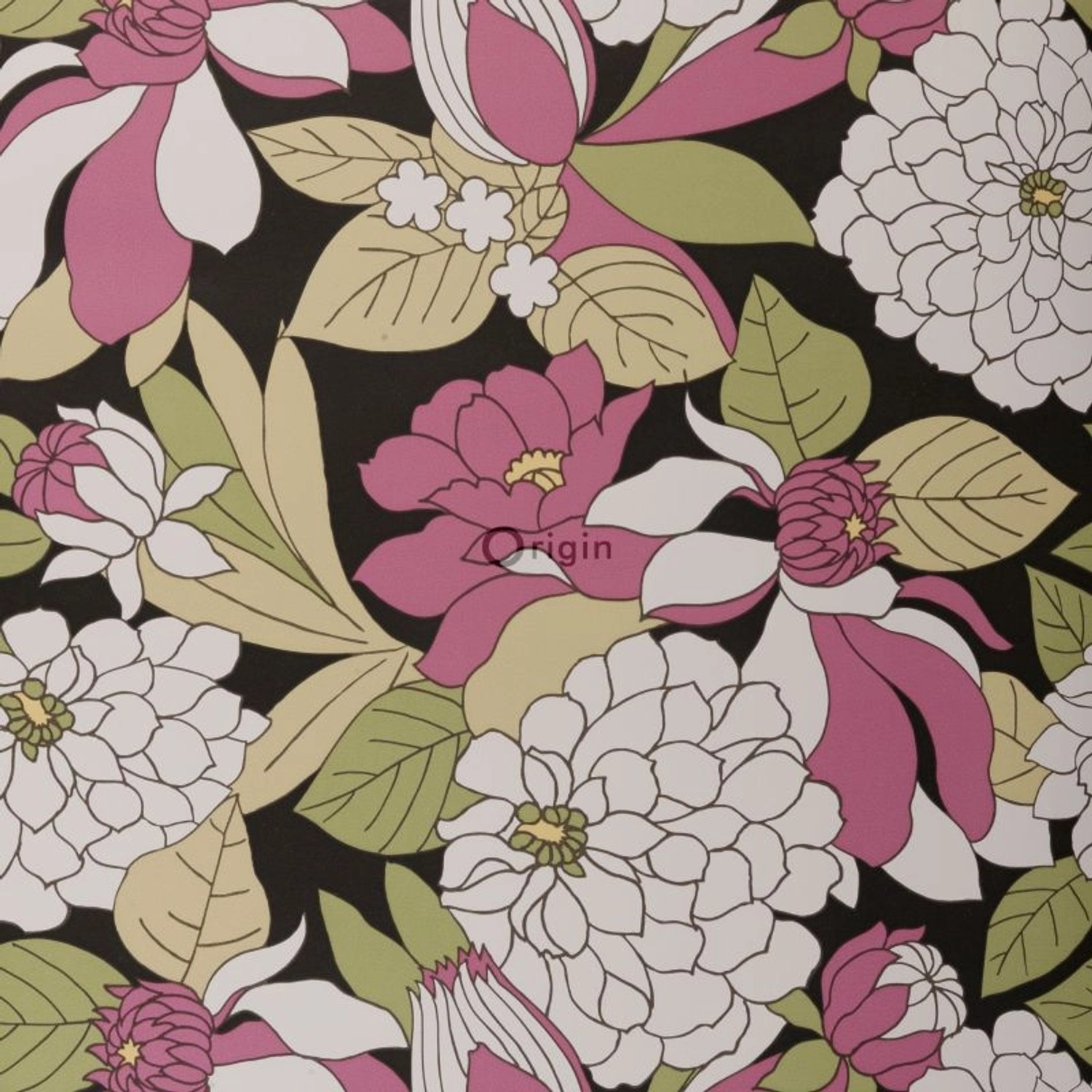 Origin Wallcoverings Tapete Blumen Multicolor 52 cm x 10,05 m 307136 günstig online kaufen