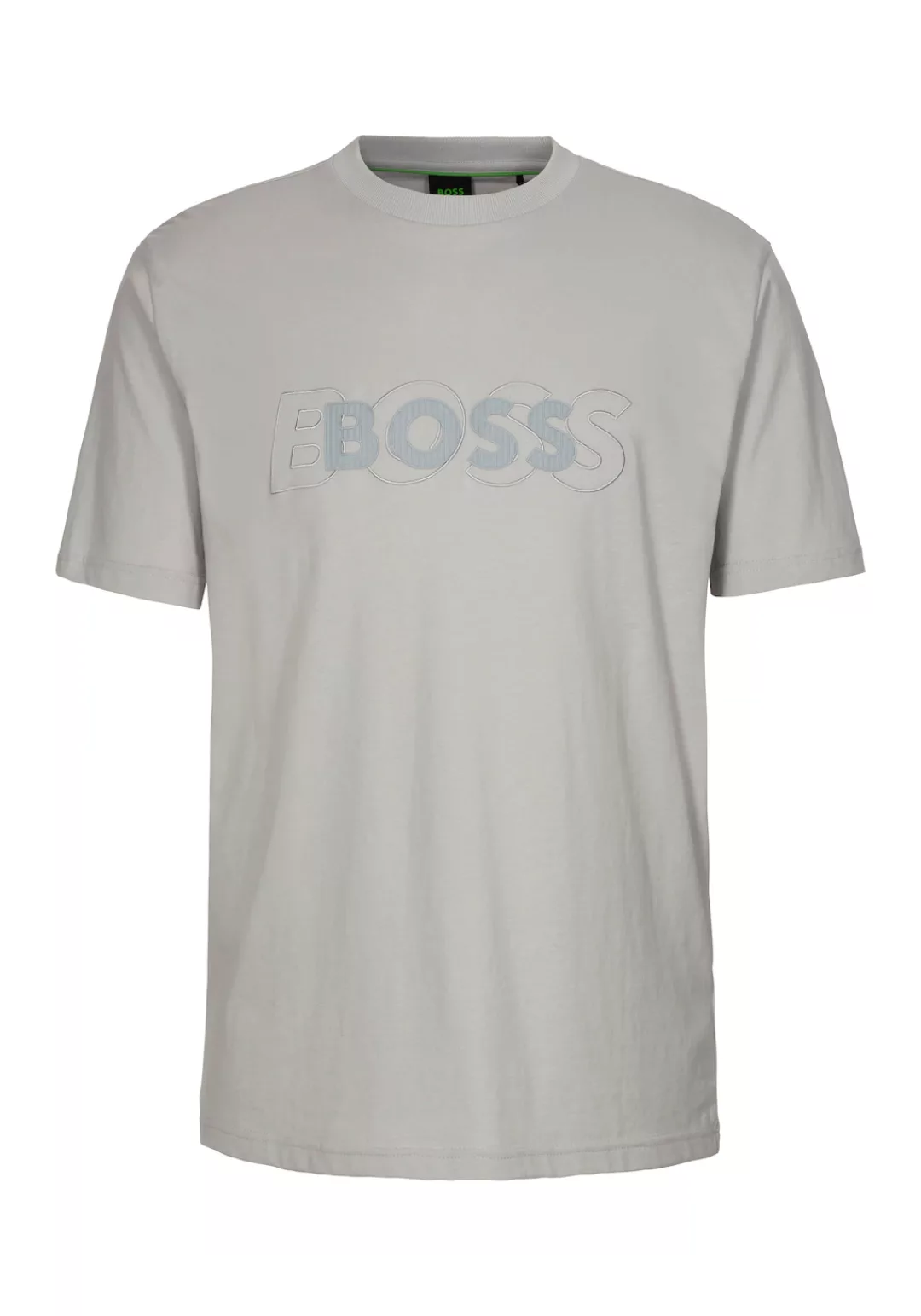 BOSS GREEN T-Shirt Tee DropNeedle mit doppeltem BOSS-Logo günstig online kaufen