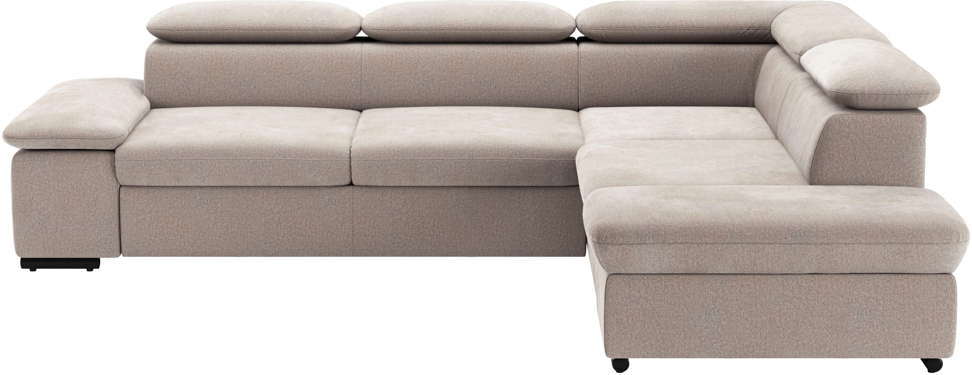sit&more Ecksofa "Alcudia L-Form", mit Armteilverstellung, optional Kopftei günstig online kaufen