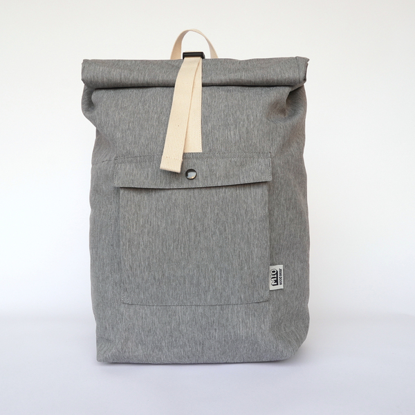 Upcycling Rucksack Roll-top Aus Markisenstoff günstig online kaufen