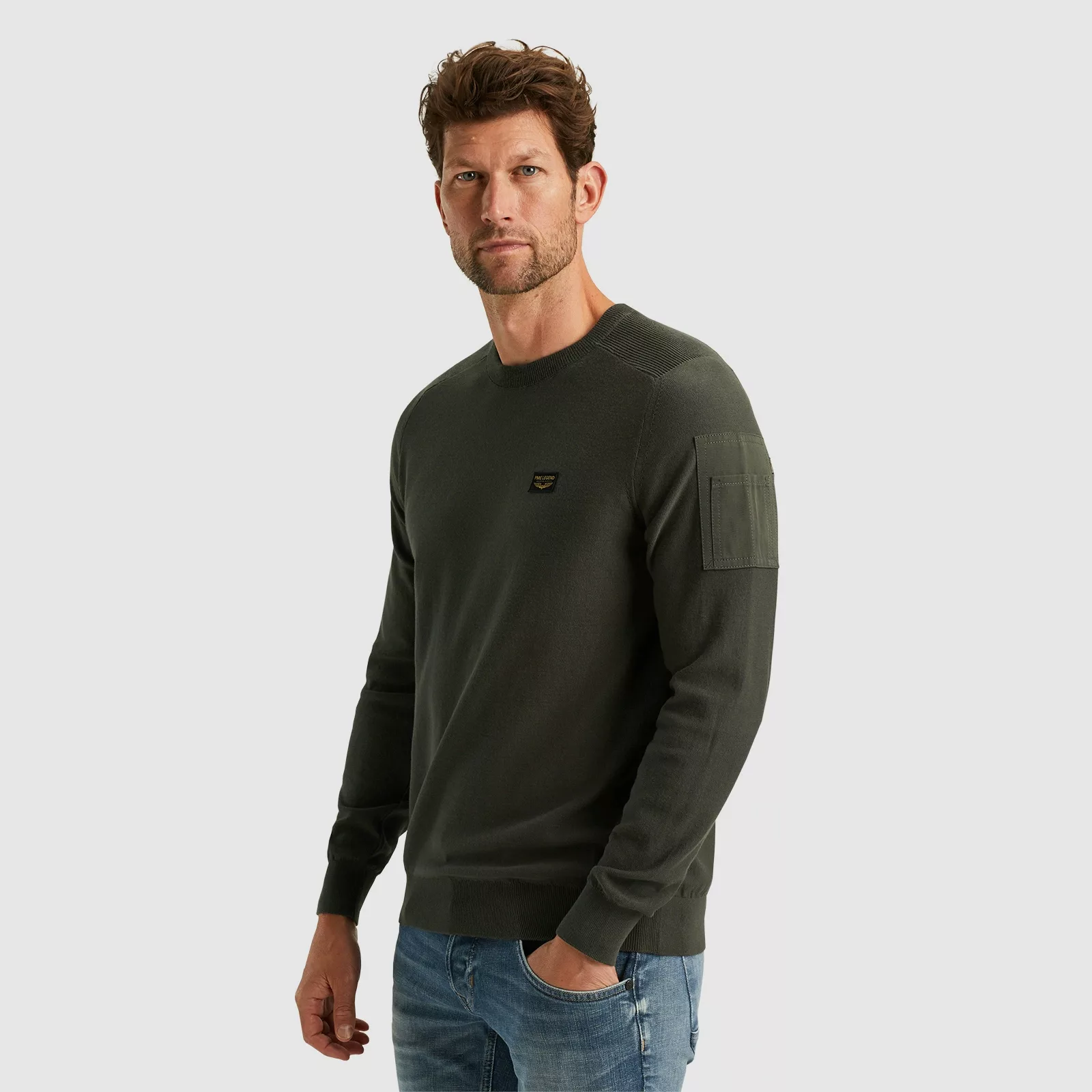 PME LEGEND Rundhalspullover American classic Buckley knit günstig online kaufen