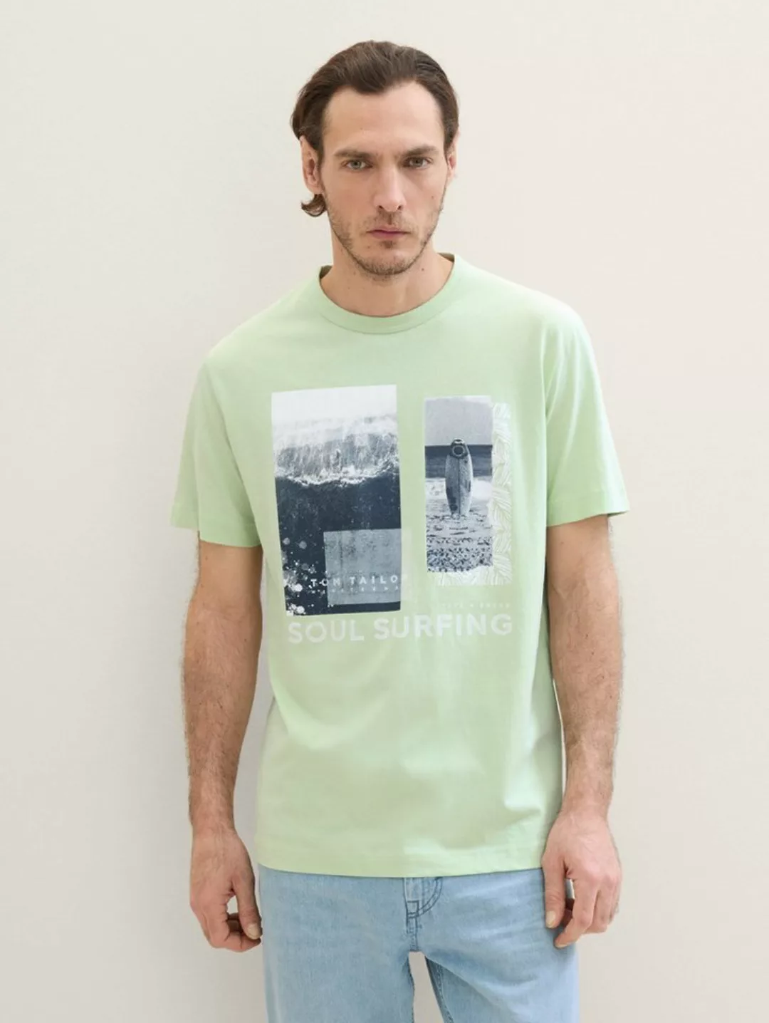 TOM TAILOR T-Shirt T-Shirt mit Fotoprint günstig online kaufen