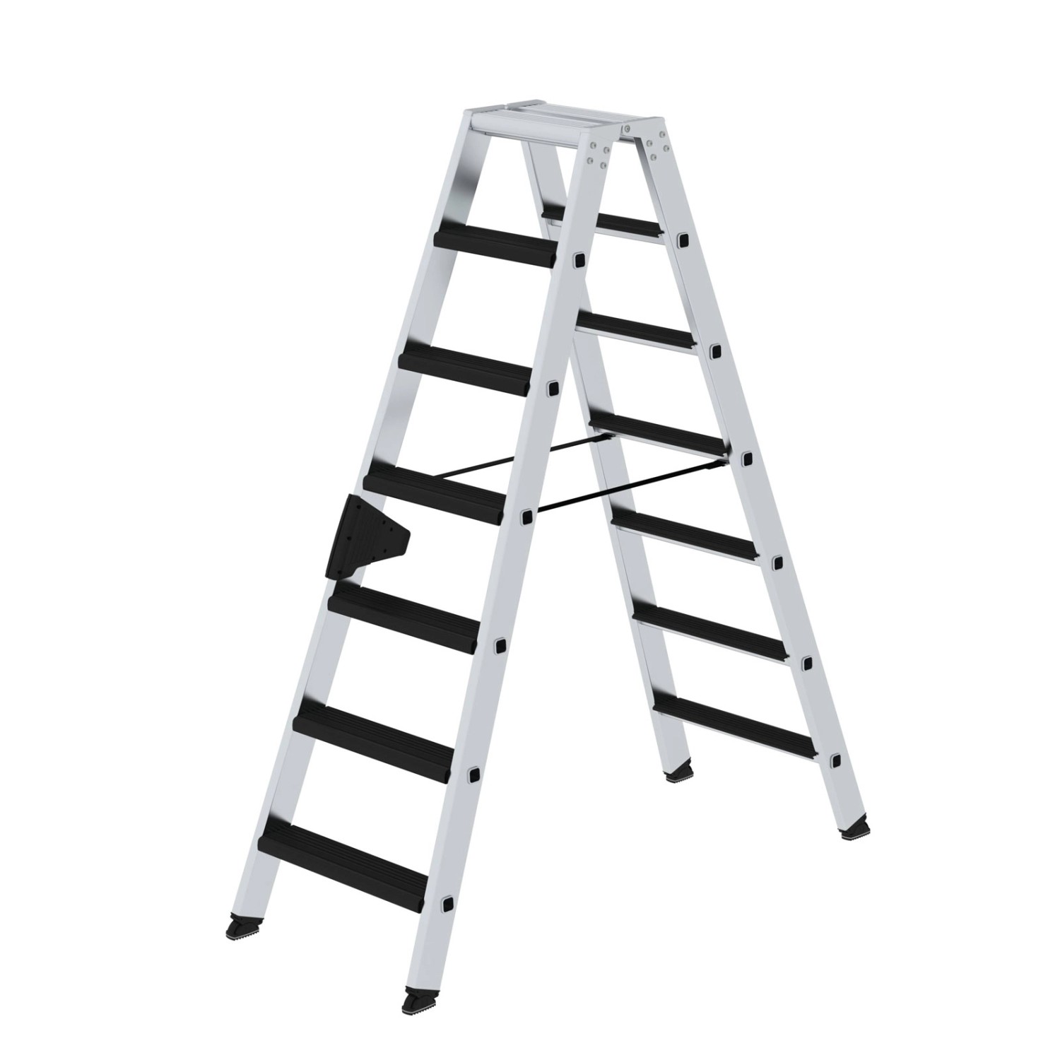 MUNK Stehleiter Beidseitig Begehbar mit Relax-Step 2x7 Stufen günstig online kaufen