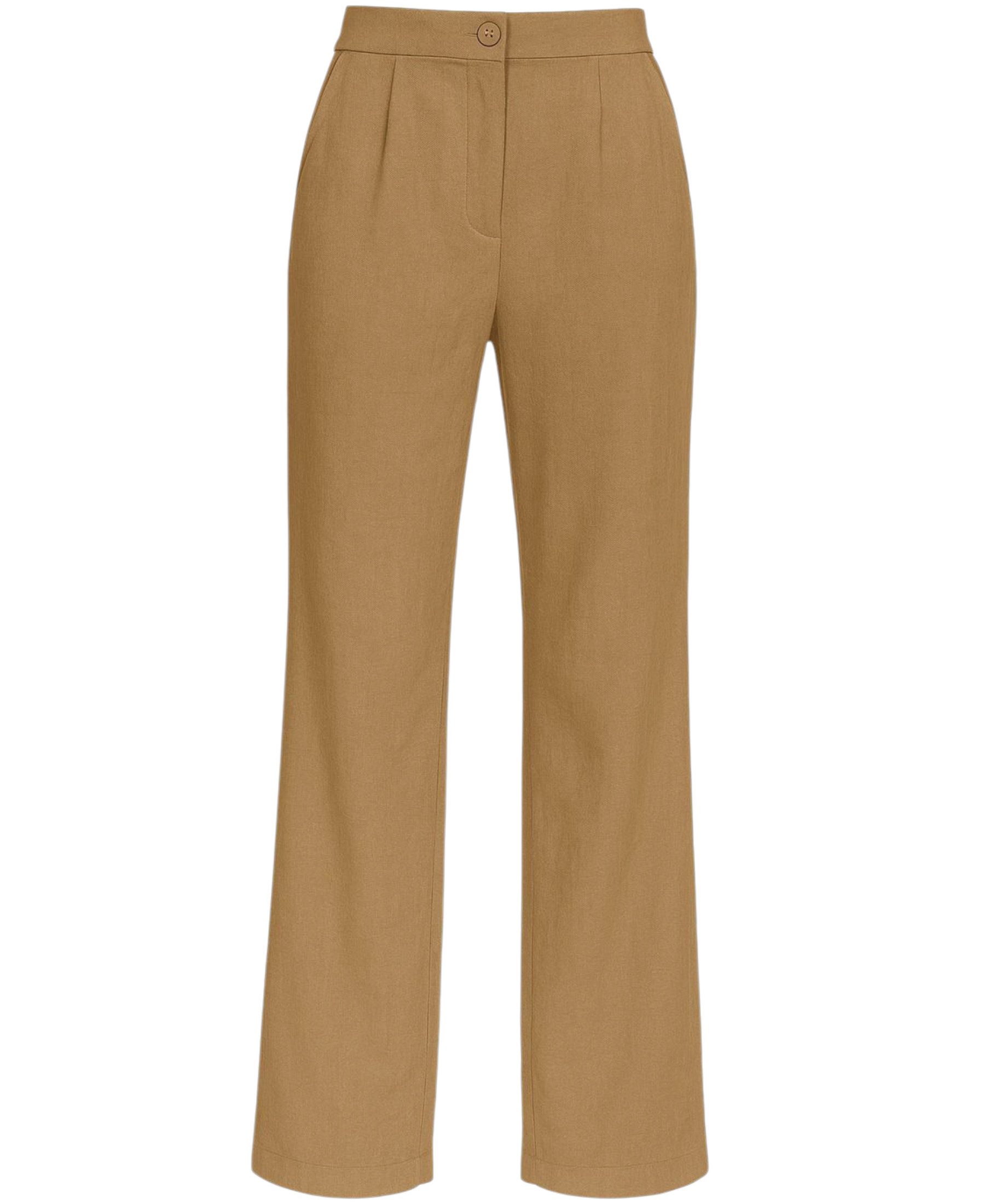 fashionshowcase Palazzohose Damen Stoffhose in Leinenoptik günstig online kaufen