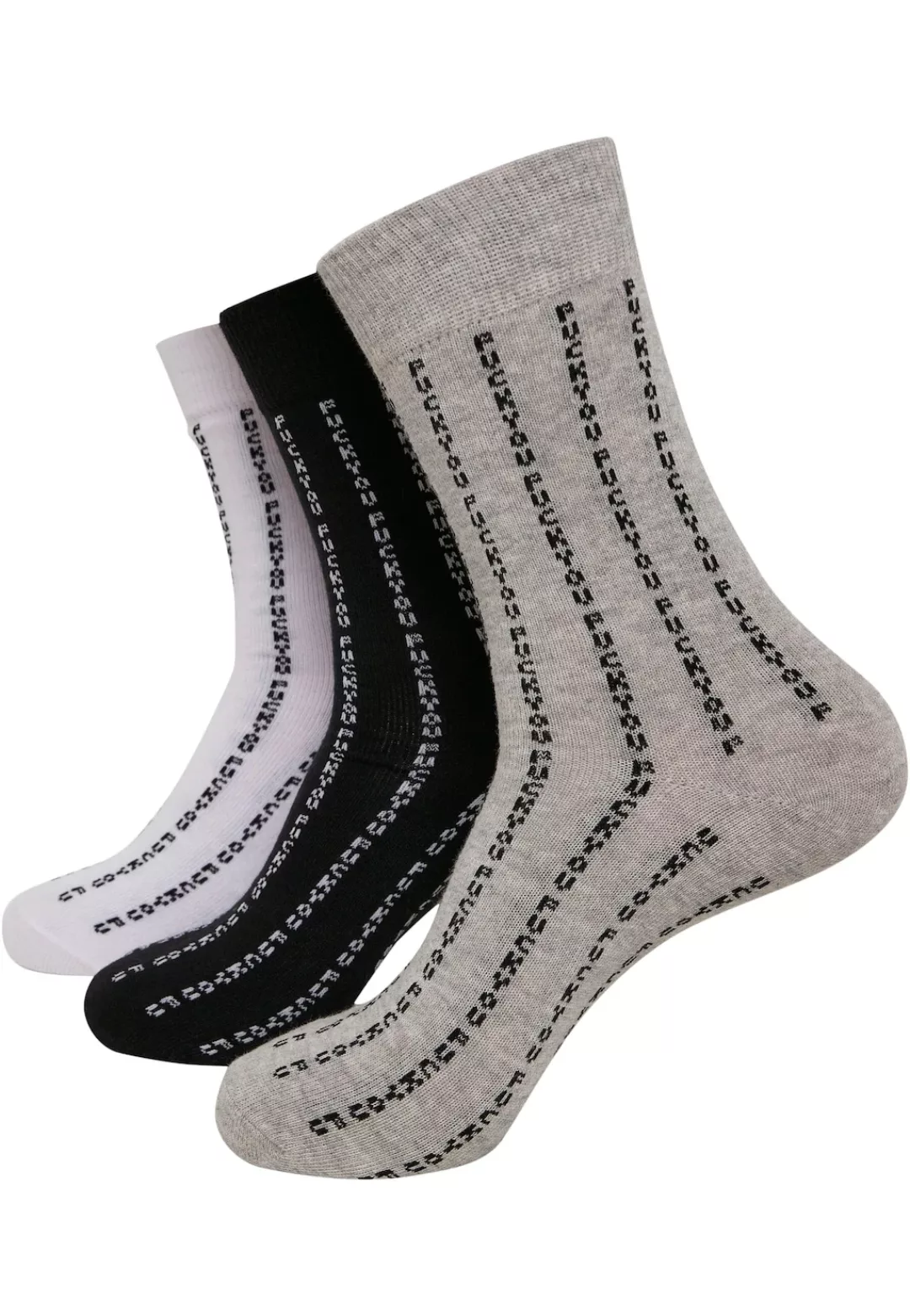 MisterTee Strümpfe "MisterTee Unisex Fuck You Socks 3-Pack", (1 Paar) günstig online kaufen