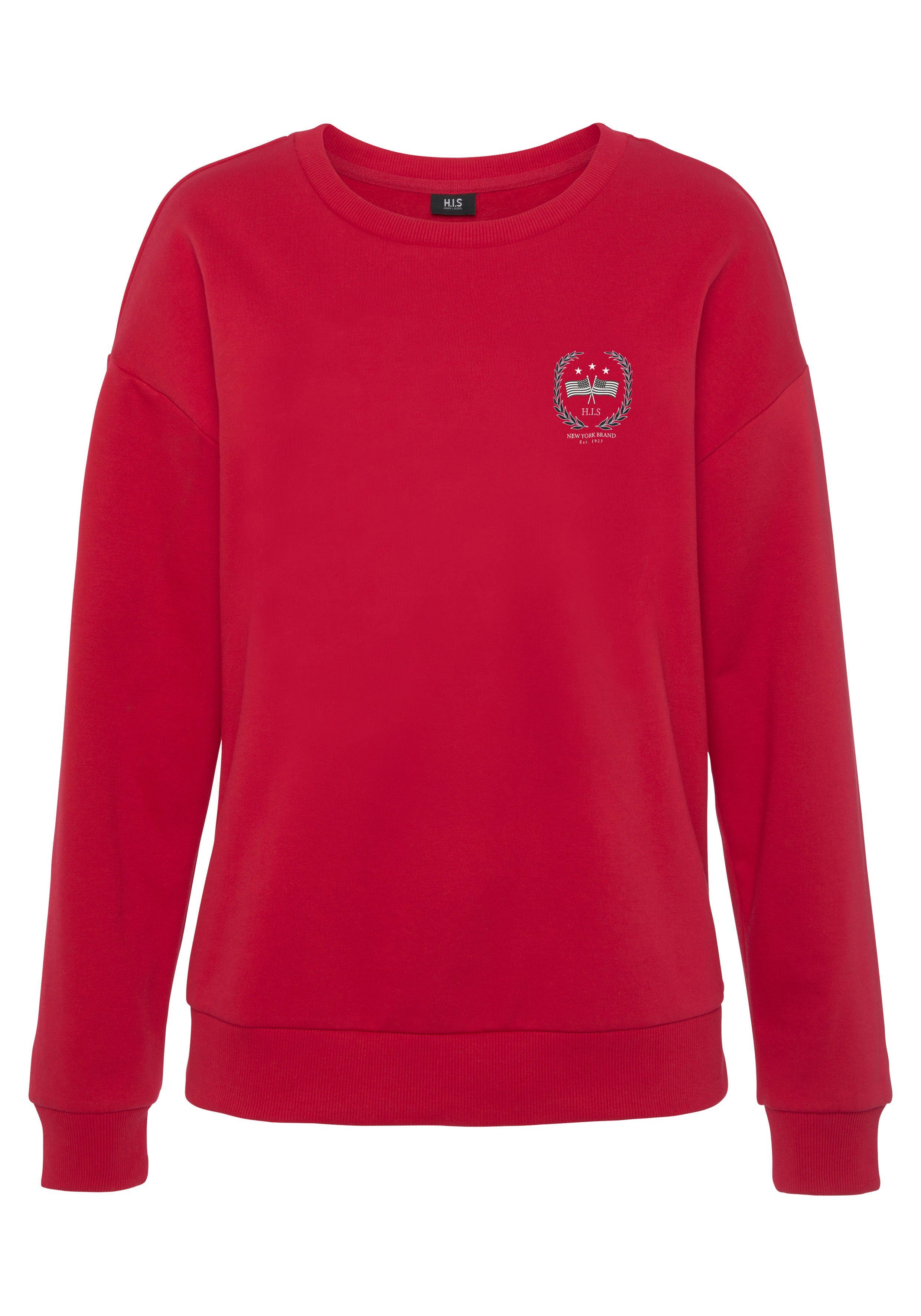 H.I.S Sweatshirt, (1 tlg.), mit trendigem Logo-Druck, Loungeanzug günstig online kaufen