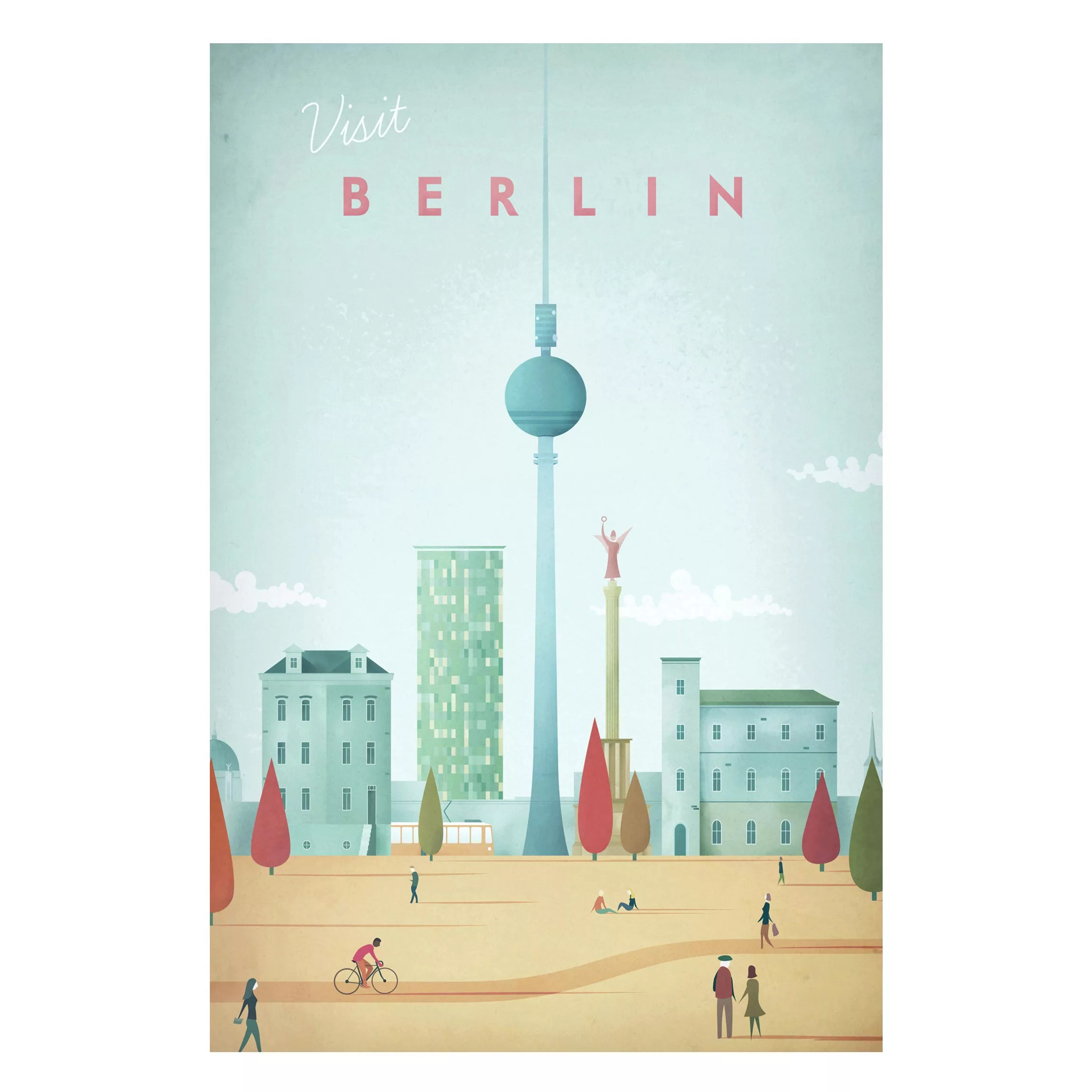 Magnettafel Architektur & Skyline - Hochformat 2:3 Reiseposter - Berlin günstig online kaufen