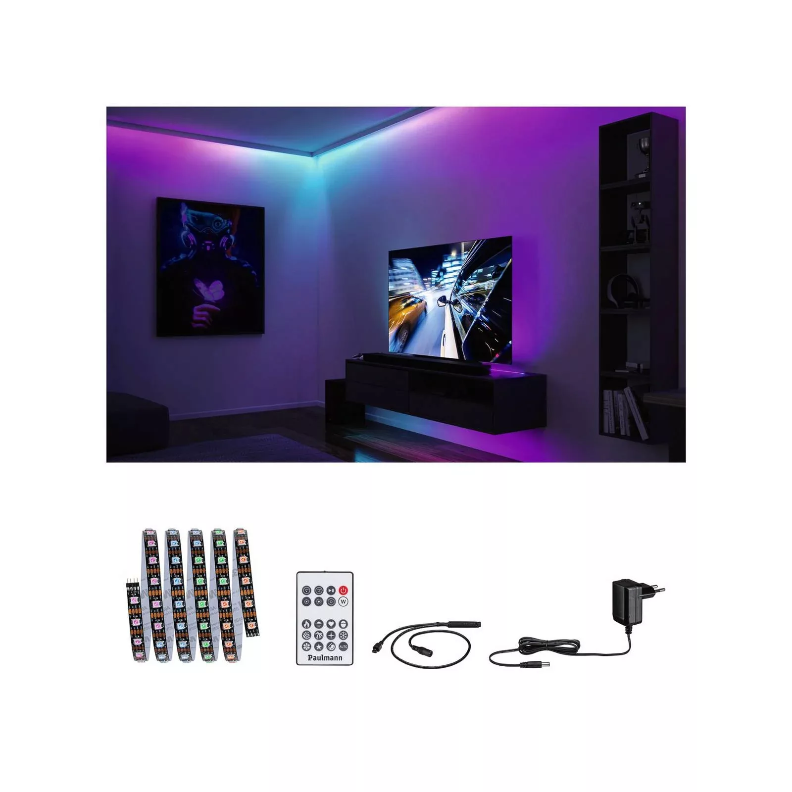 Paulmann EntertainLED LED-Strip, RGB, Set, 1,5m günstig online kaufen