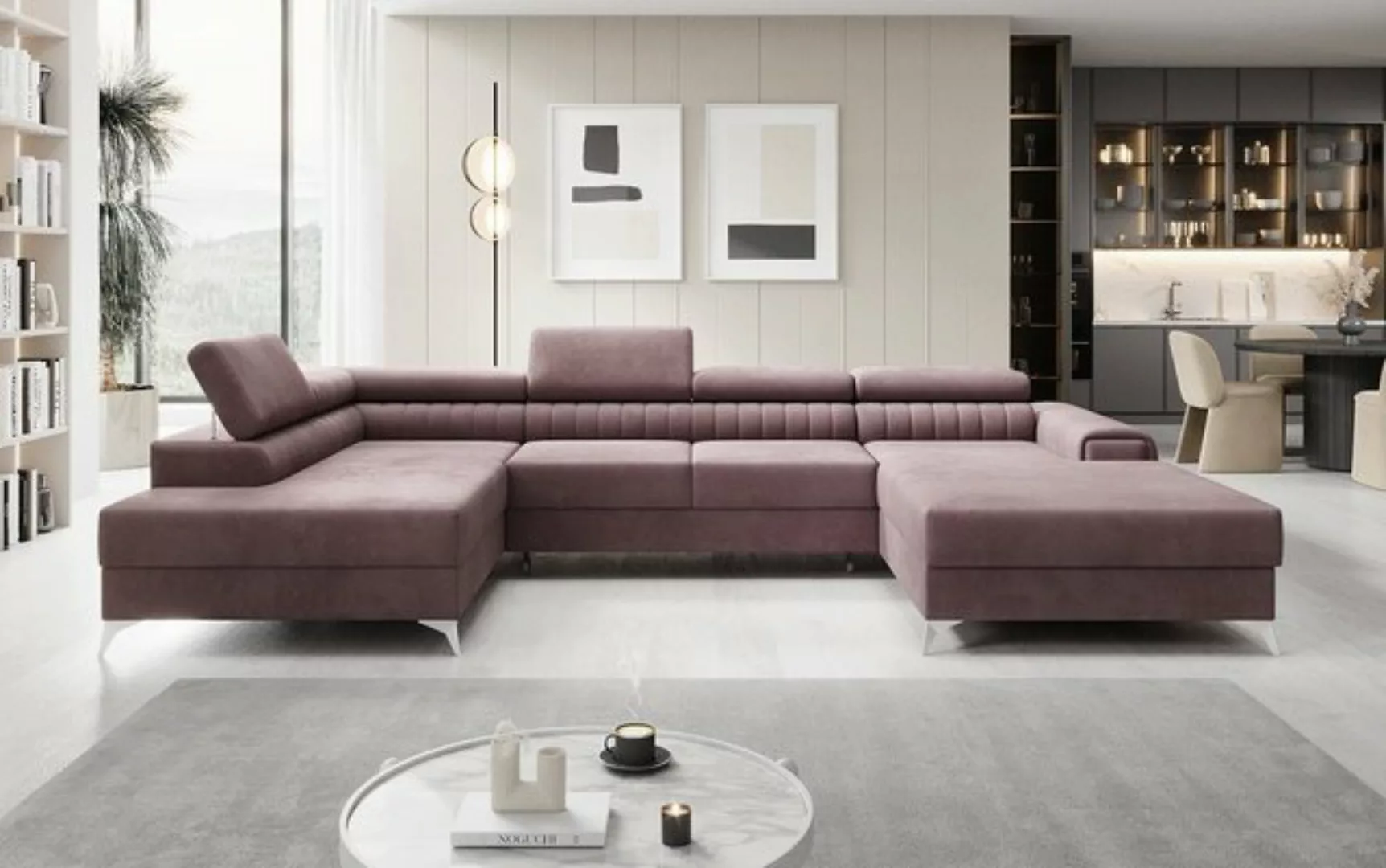 Luxusbetten24 Schlafsofa Designer Sofa Collina, mit Schlaf- und Klappfunkti günstig online kaufen