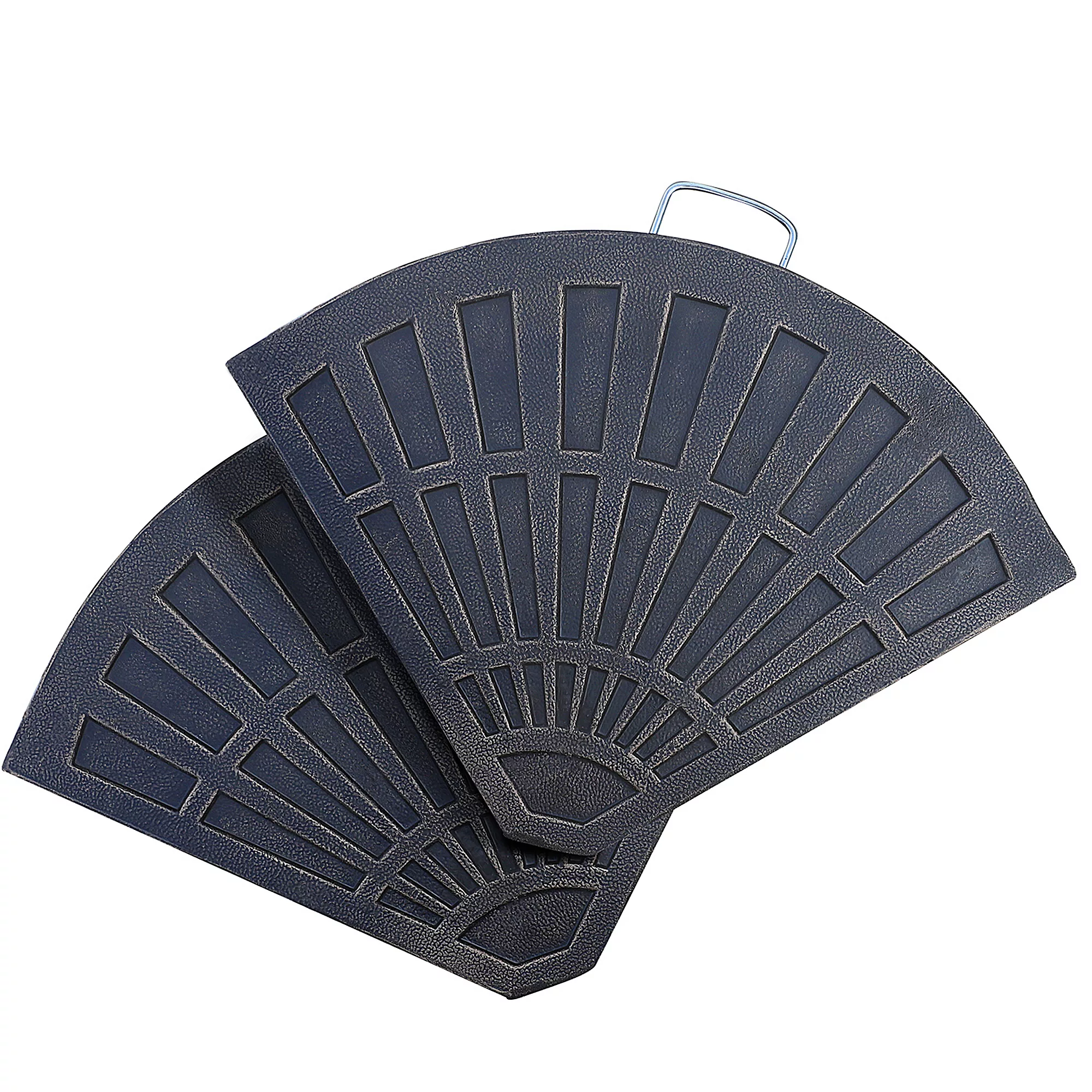 Outsunny Schirmhalter Sonnenschirmbasis halbrund mit Handgriff günstig online kaufen