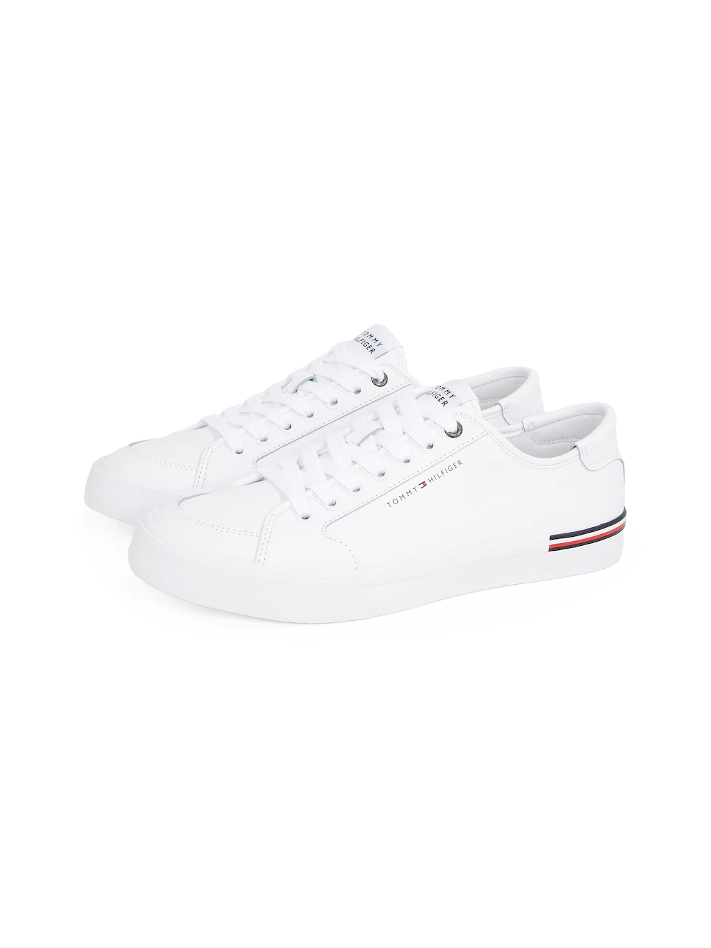 Tommy Hilfiger Sneaker "CORE CORPORATE VULC LEATHER", Freizeitschuh, Halbsc günstig online kaufen