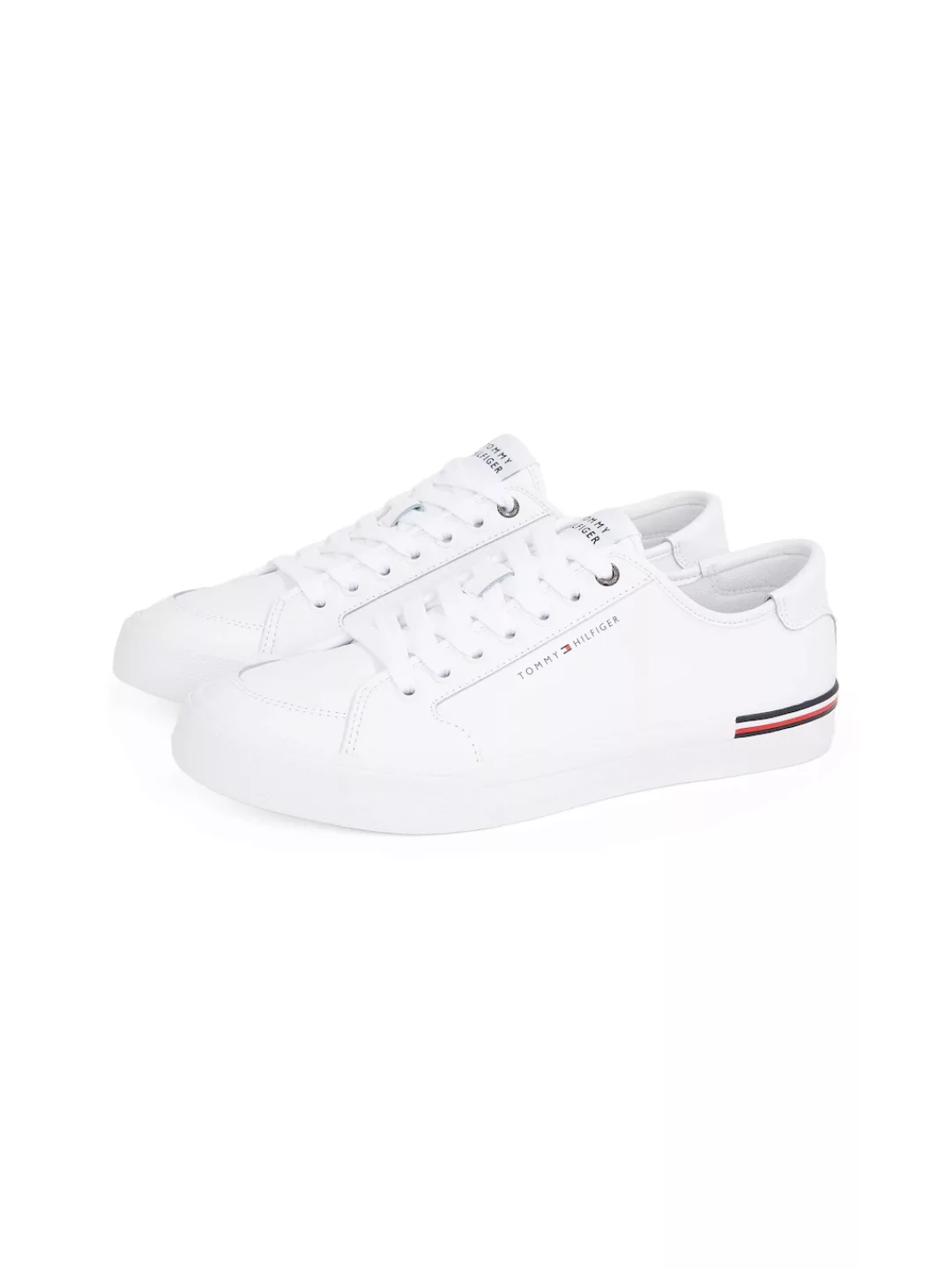 Tommy Hilfiger Sneaker "CORE CORPORATE VULC LEATHER", Freizeitschuh, Halbsc günstig online kaufen