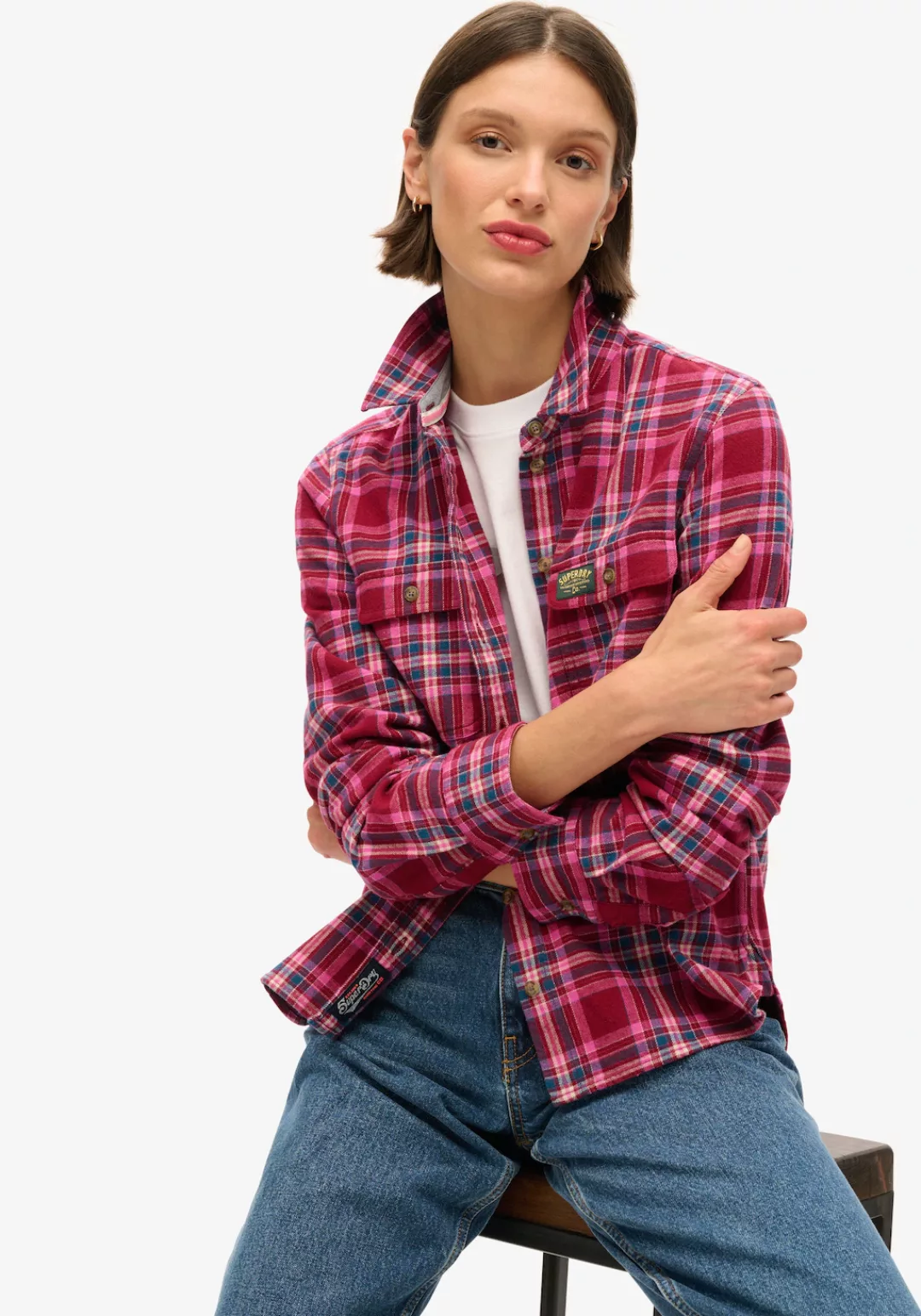 Superdry Flanellbluse "LUMBERJACK CHECK FLANNEL SHIRT" günstig online kaufen