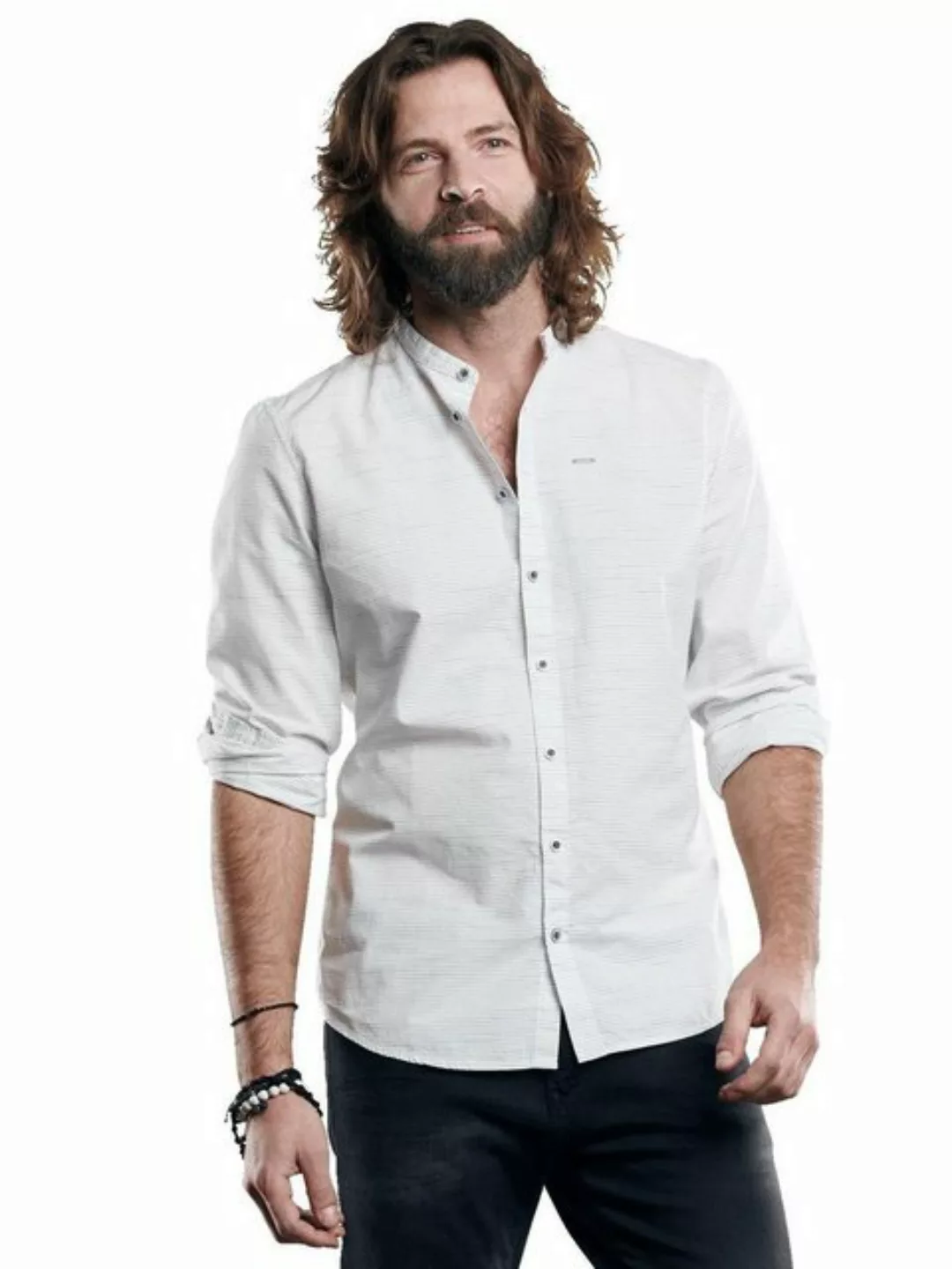 emilio adani Langarmhemd Hemd gemustert günstig online kaufen