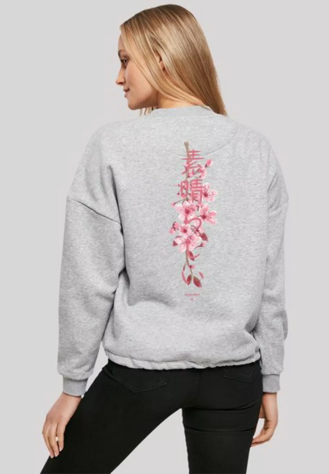 F4NT4STIC Sweatshirt Kirschblüte Japan Print günstig online kaufen