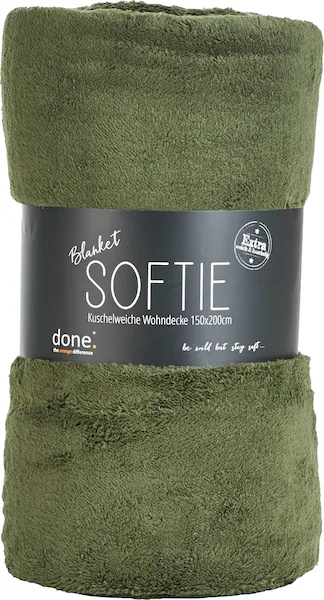 done.® Wohndecke »Softie«, Extra weiche Wohndecke aus softigem Teddy-Stoff, günstig online kaufen