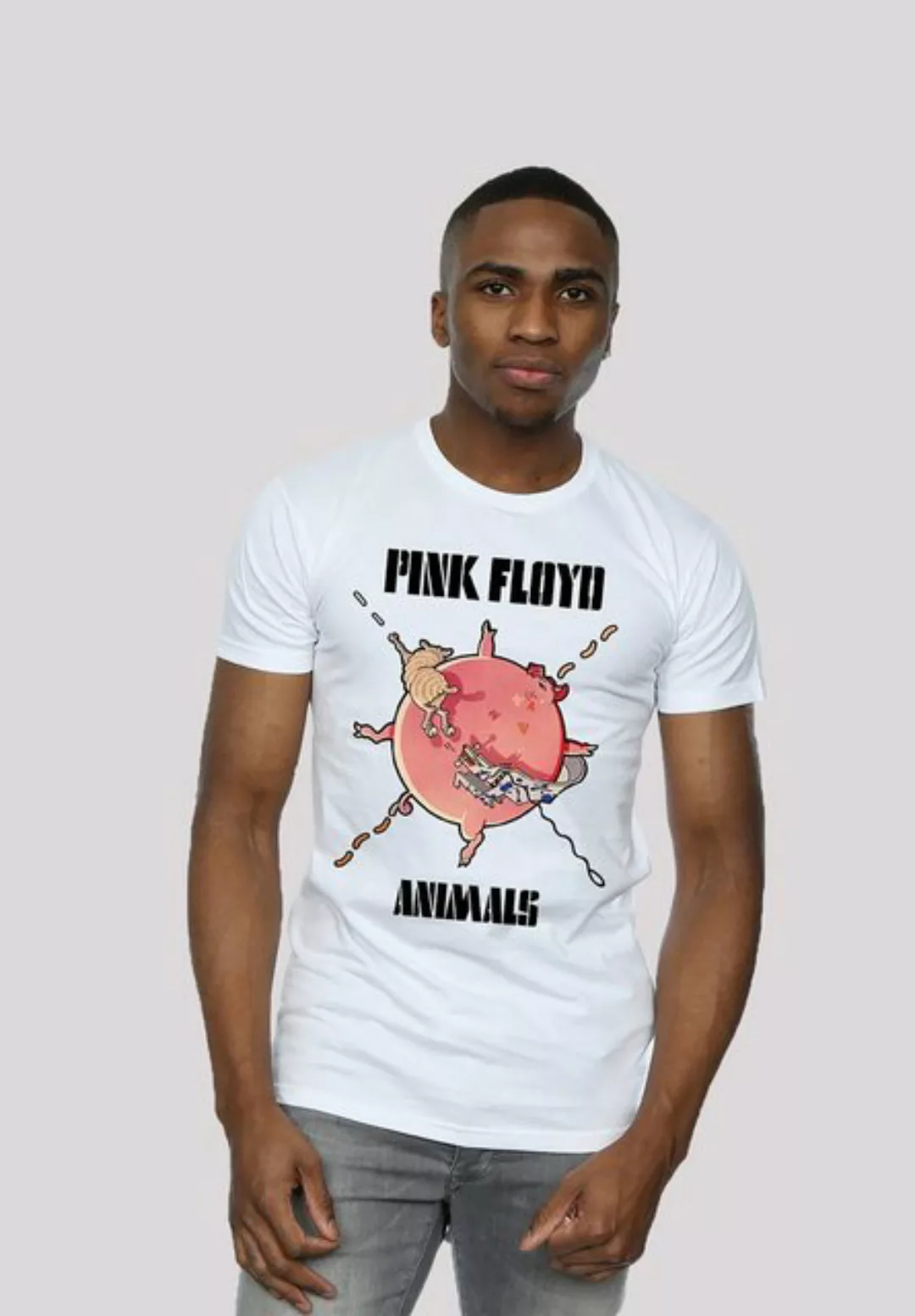 F4NT4STIC T-Shirt Pink Floyd Fat Pig Rock Metal Musik Herren,Premium Merch, günstig online kaufen