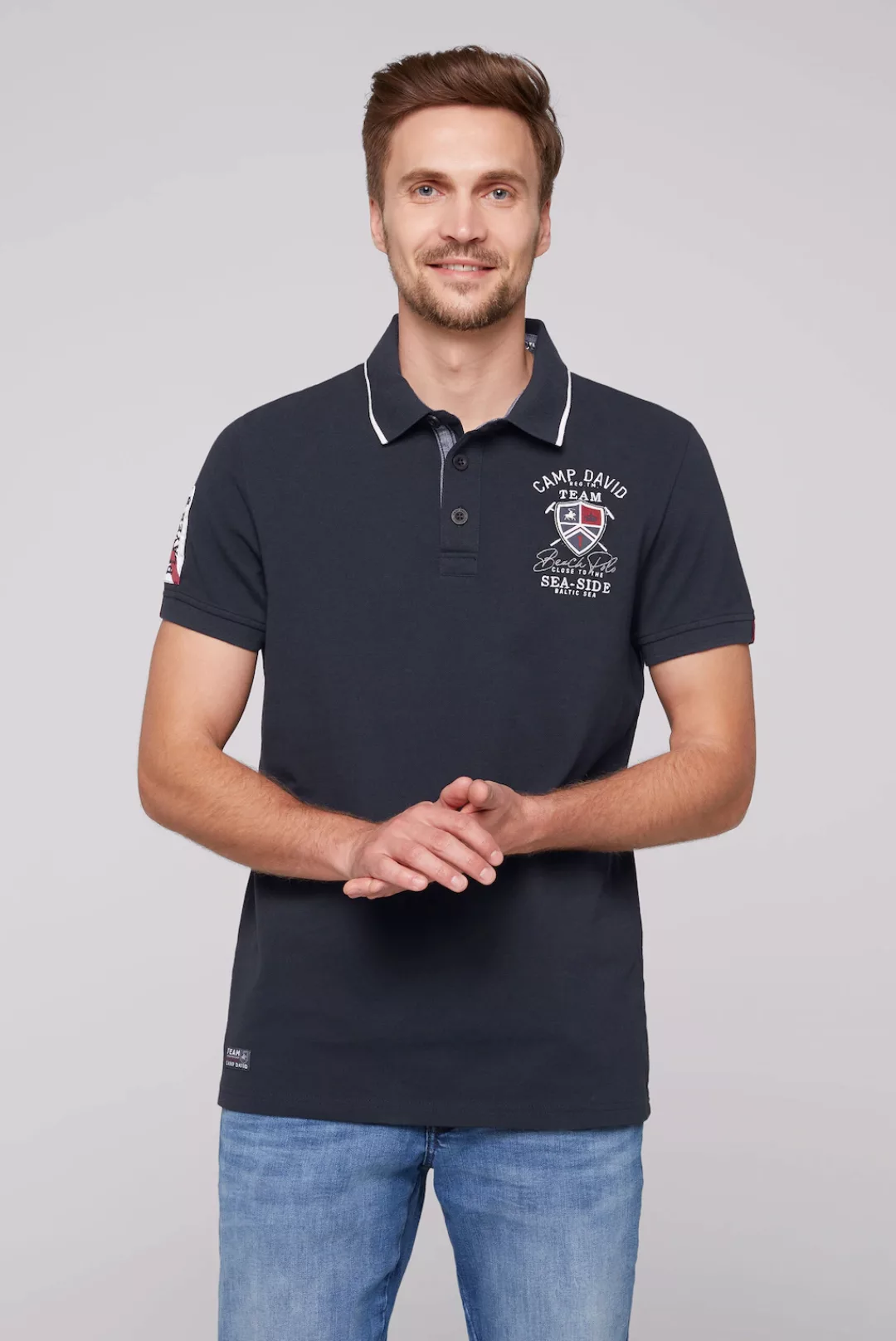 CAMP DAVID Poloshirt, aus Baumwolle günstig online kaufen