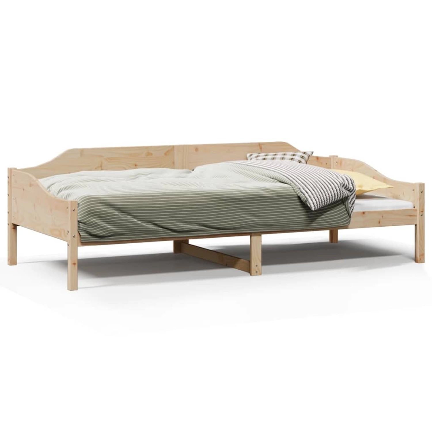 vidaXL Bett, Massivholzbett ohne Matratze 90x200 Kiefernholz günstig online kaufen