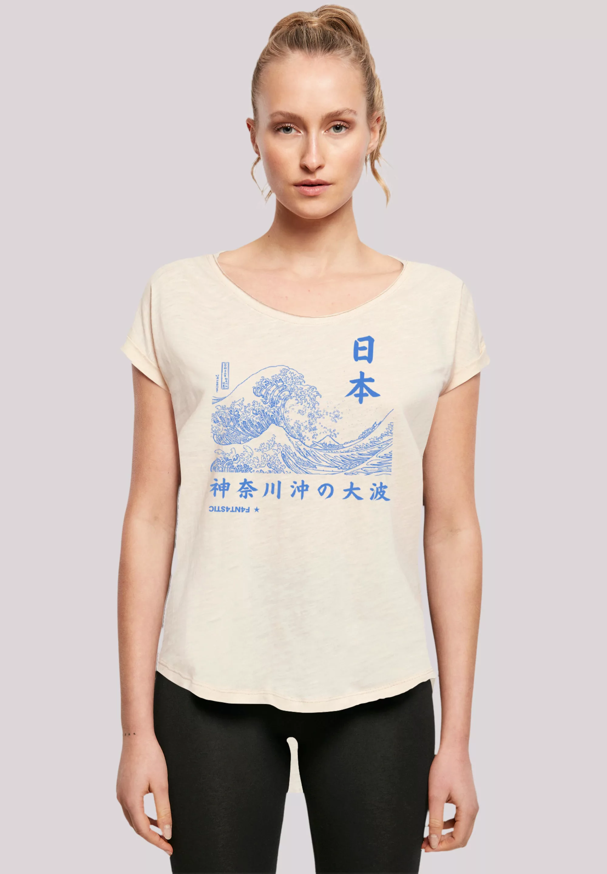 F4NT4STIC T-Shirt "Kanagawa Welle Japan Color", Print günstig online kaufen