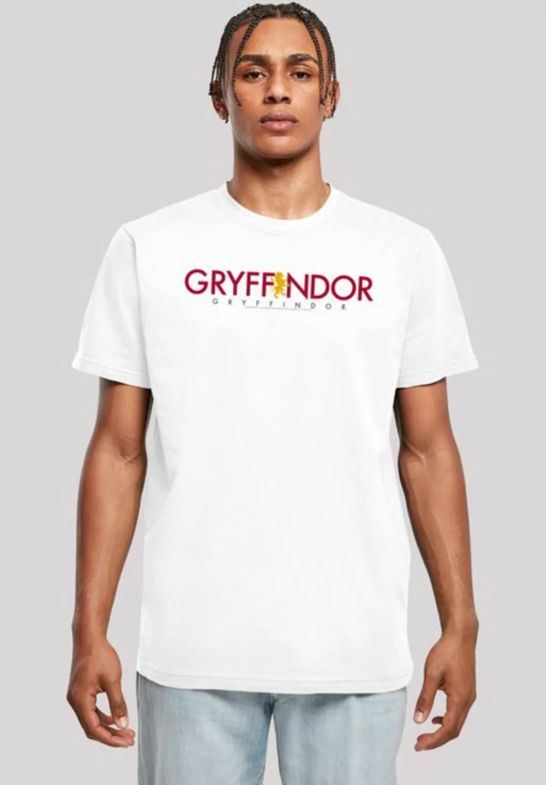 F4NT4STIC T-Shirt Harry Potter Gryffindor Text Print günstig online kaufen