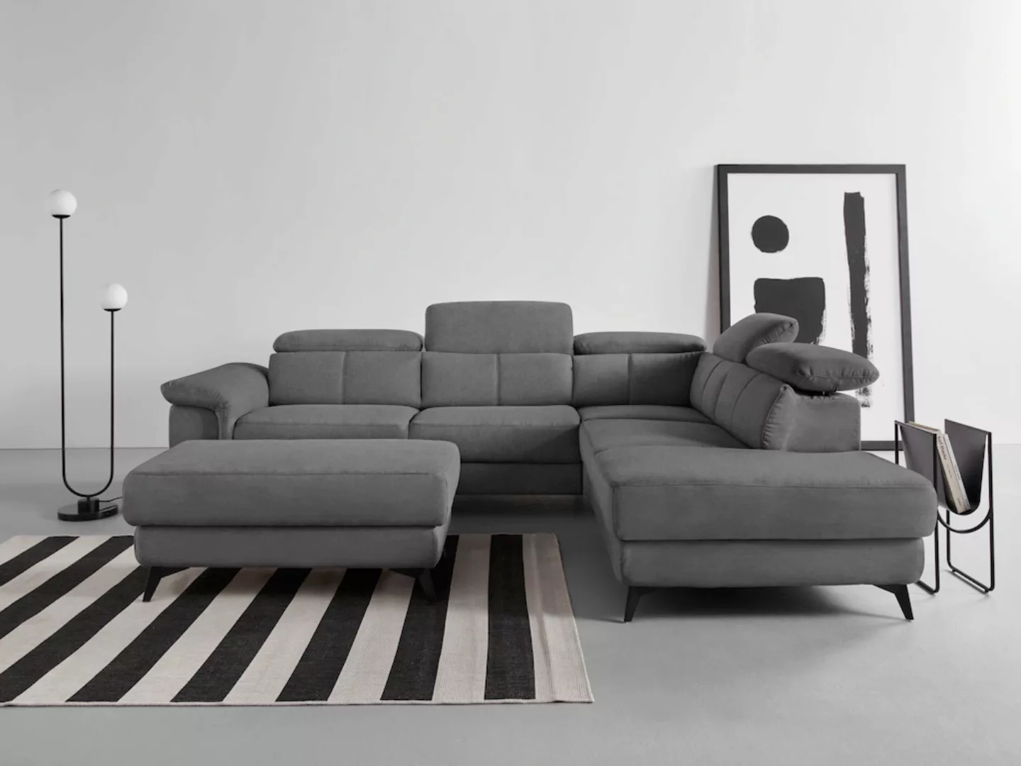 COTTA Ecksofa "Springs L-Form" günstig online kaufen