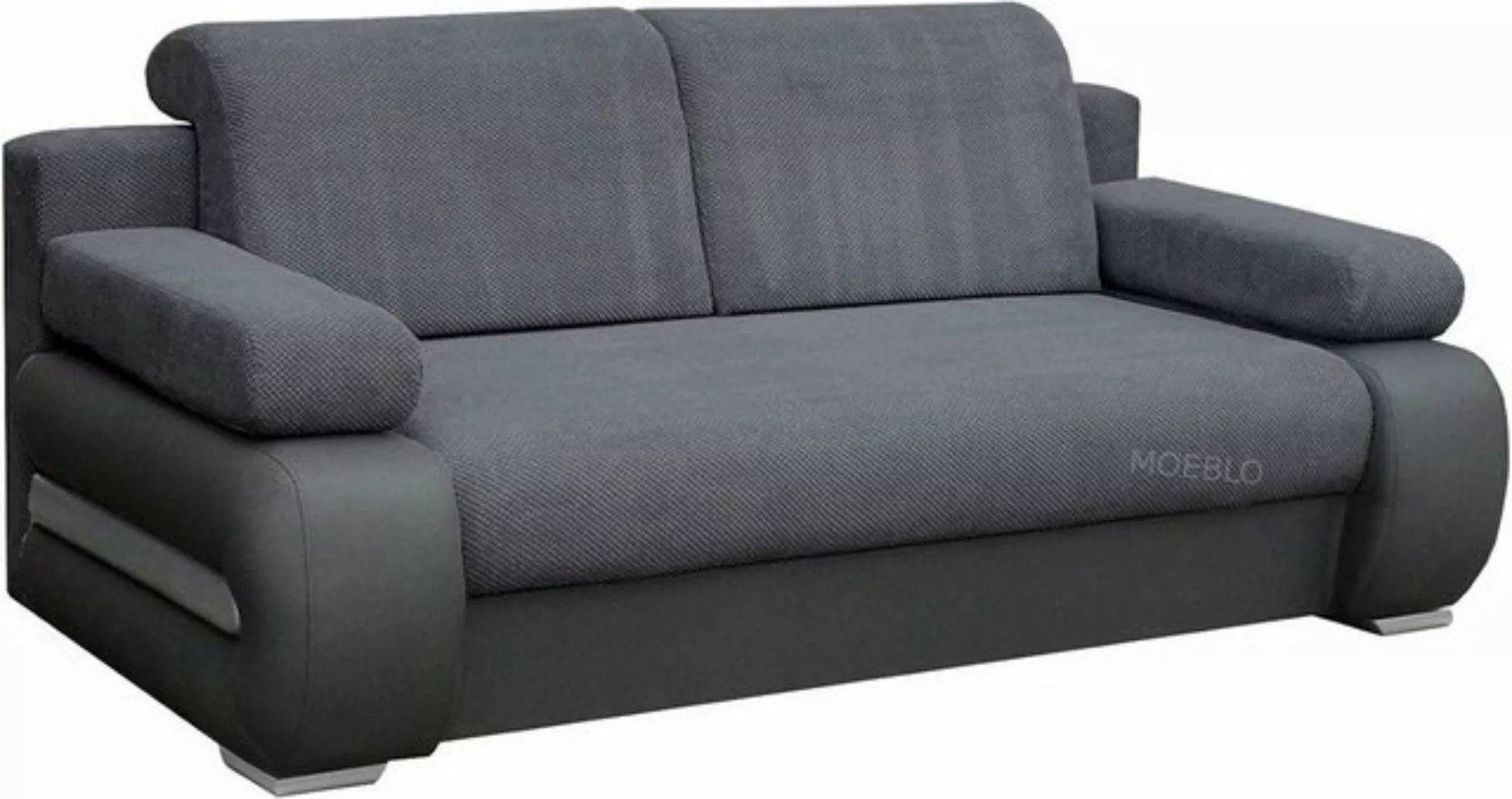 MOEBLO Schlafsofa York, Couch für Wohnzimmer, Sofagarnitur Polstersofa Wohn günstig online kaufen