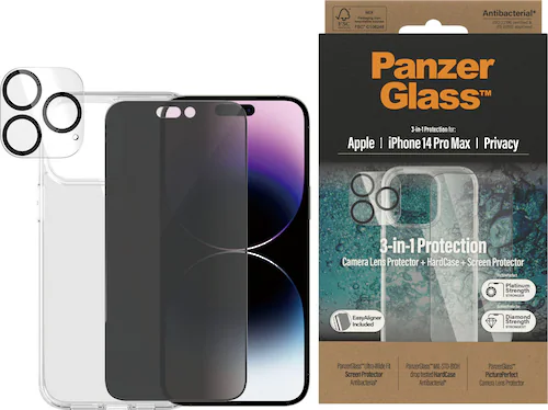 PanzerGlass Displayschutzglas »Set: Privacy Glass+Case - iPhone 14 6,1 Pro günstig online kaufen