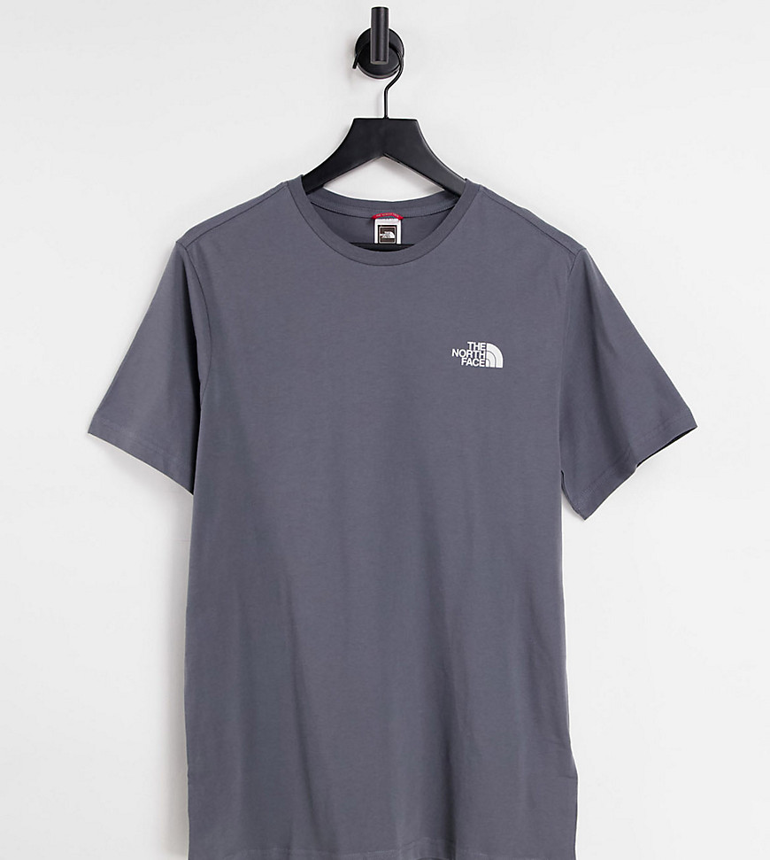 The North Face – Simple Dome – T-Shirt in Grau, exklusiv bei ASOS günstig online kaufen