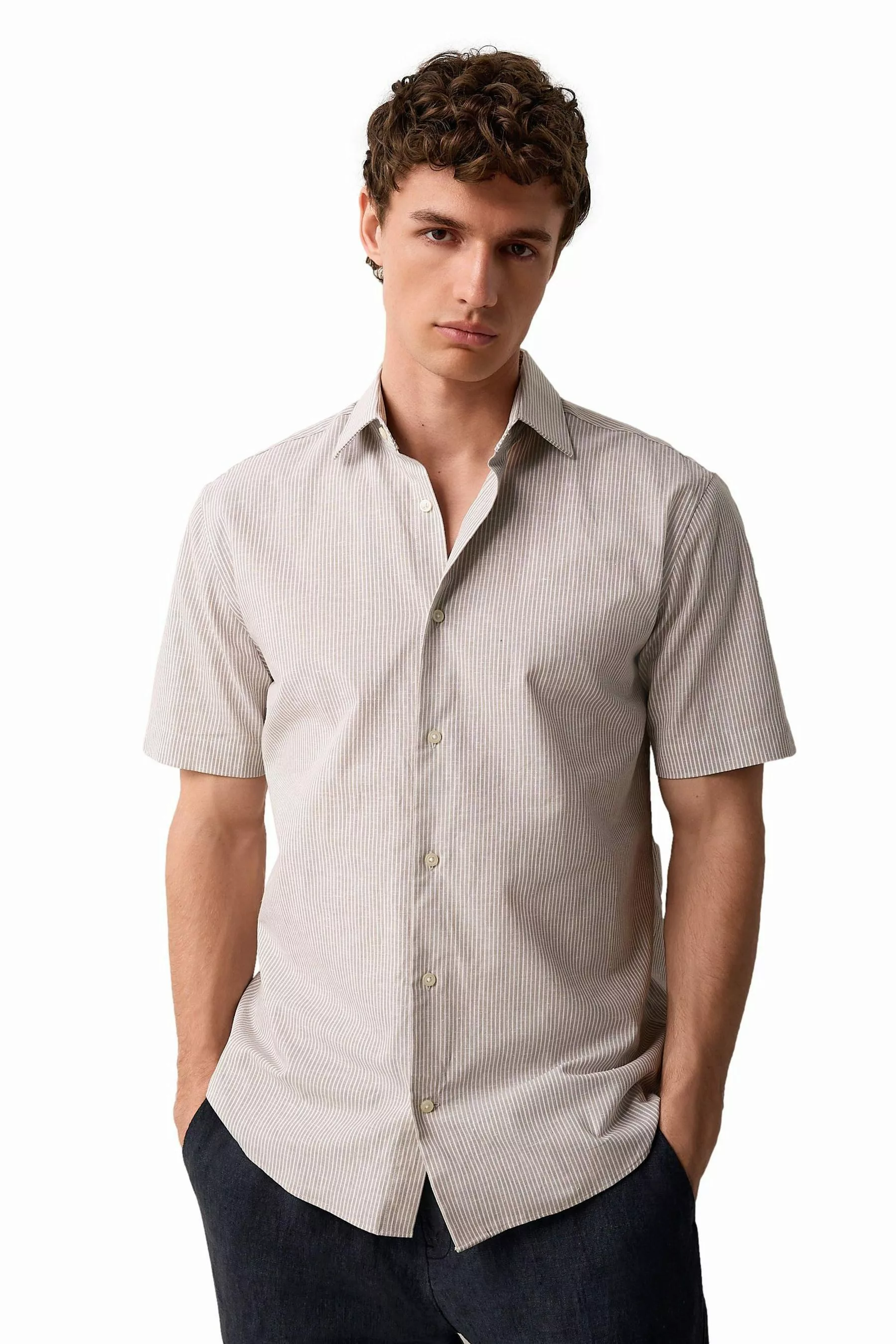 Next Kurzarmhemd Regular Fit Kurzarm-Hemd mit günstig online kaufen