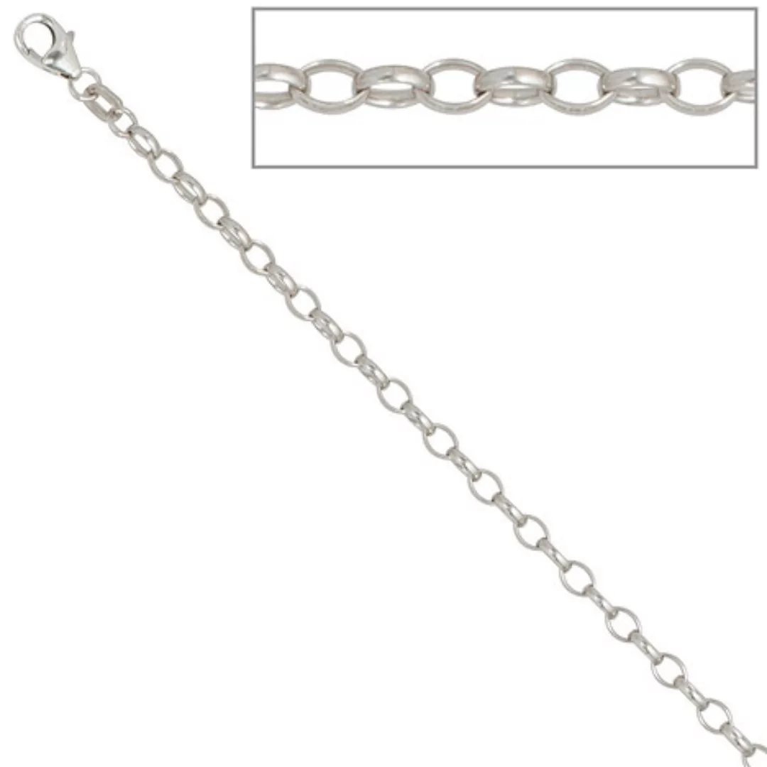 SIGO Ankerkette 925 Silber 3,0 mm 60 cm Halskette Kette Silberkette Karabin günstig online kaufen