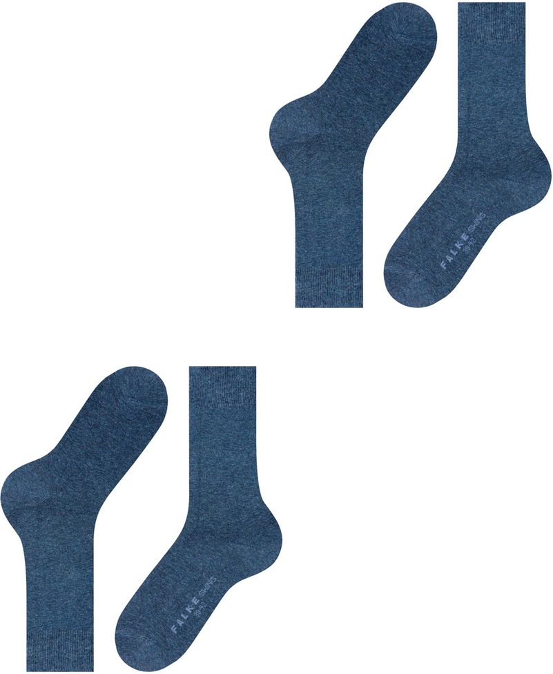Falke Swing Socken 2-Pack Dunkelblau M - Größe 39-42 günstig online kaufen