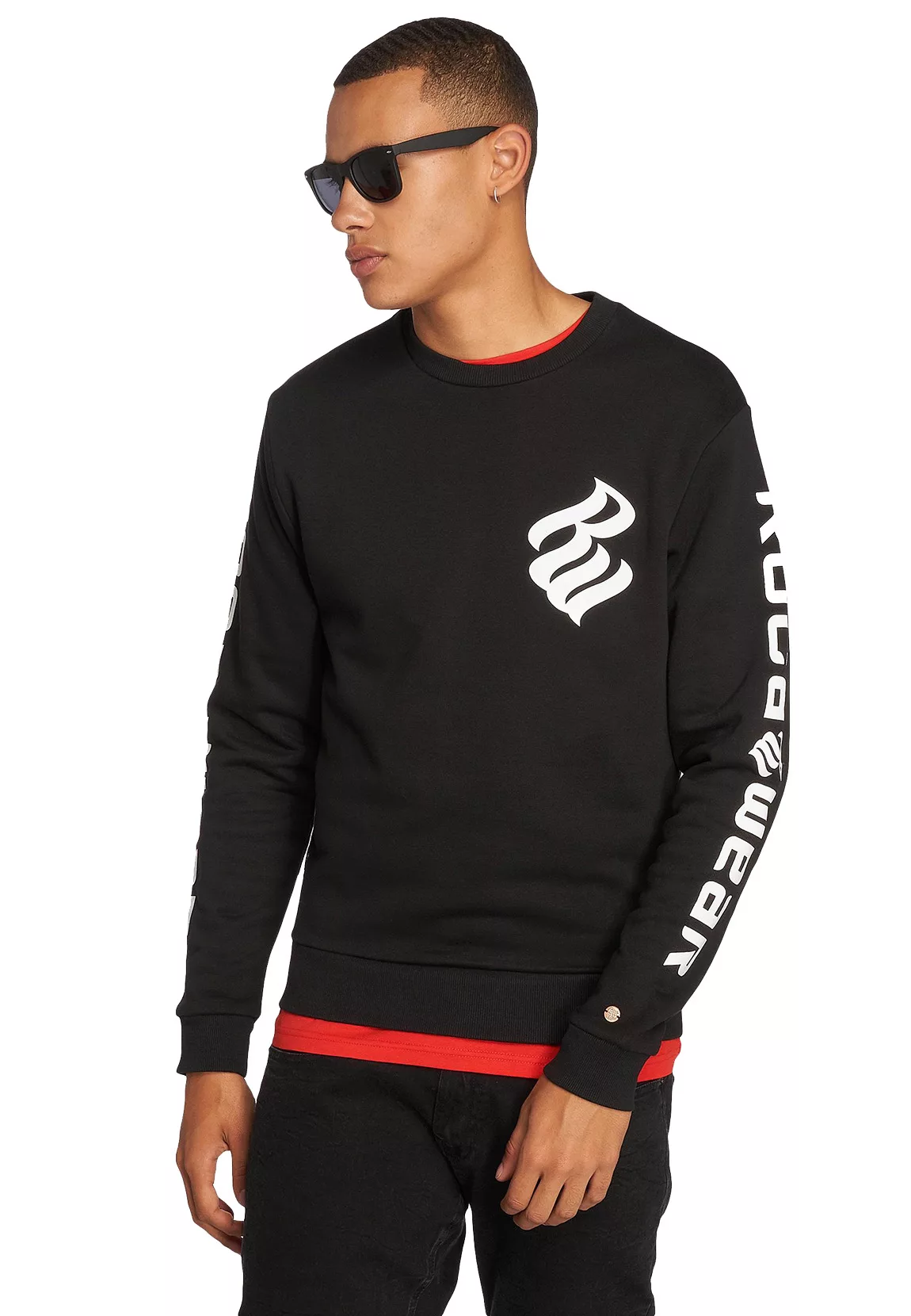 Rocawear Herren Sweatshirt JUMPER RWCN005BLK Black Schwarz günstig online kaufen