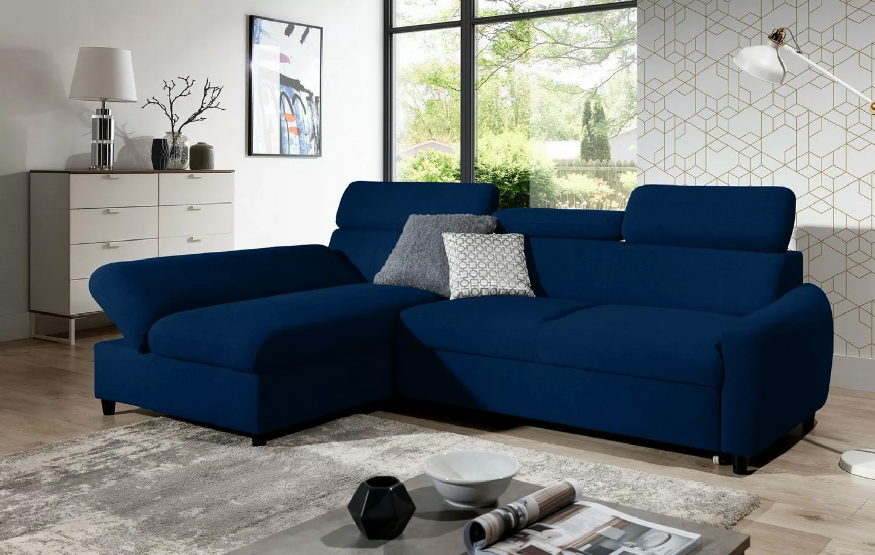 Stylefy Ecksofa Litos, L-Form, Eckcouch, Armlehnenverstellung günstig online kaufen