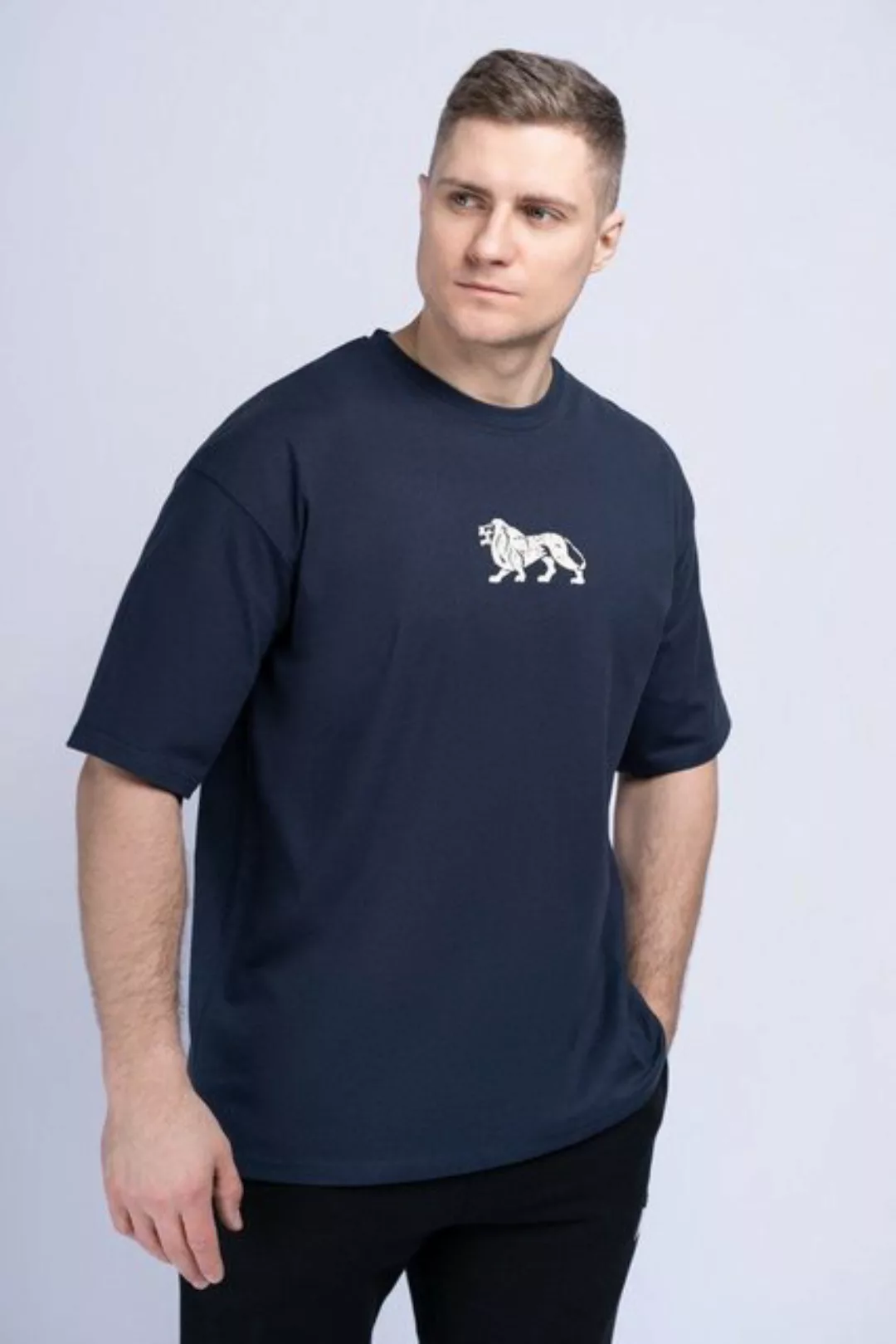 Lonsdale T-Shirt Lonsdale Herren T-Shirt Oversize Sarclet günstig online kaufen