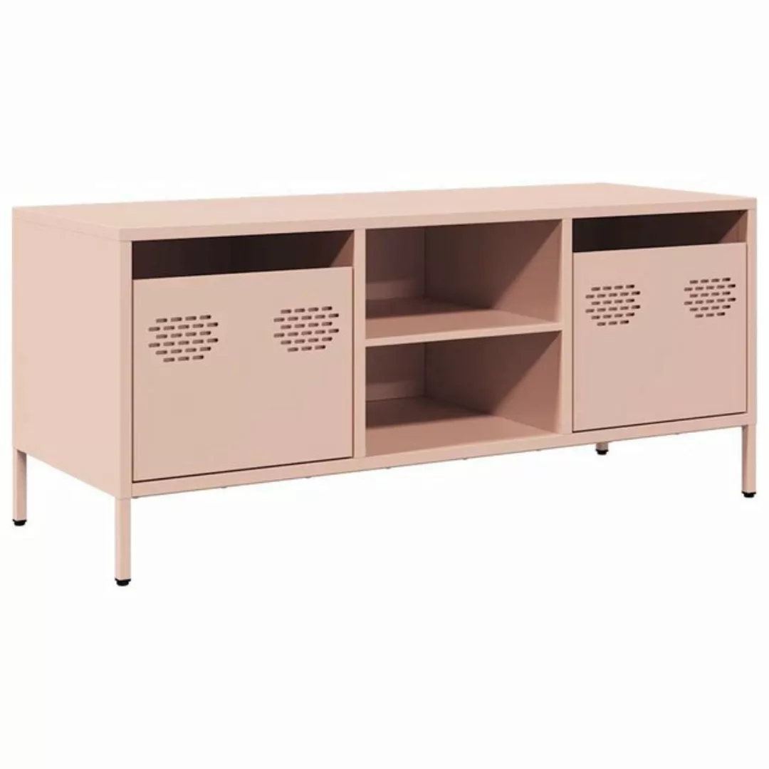 vidaXL TV-Schrank TV-Schrank Rosa 101,5x39x43,5 cm Kaltgewalzter Stahl (1-S günstig online kaufen